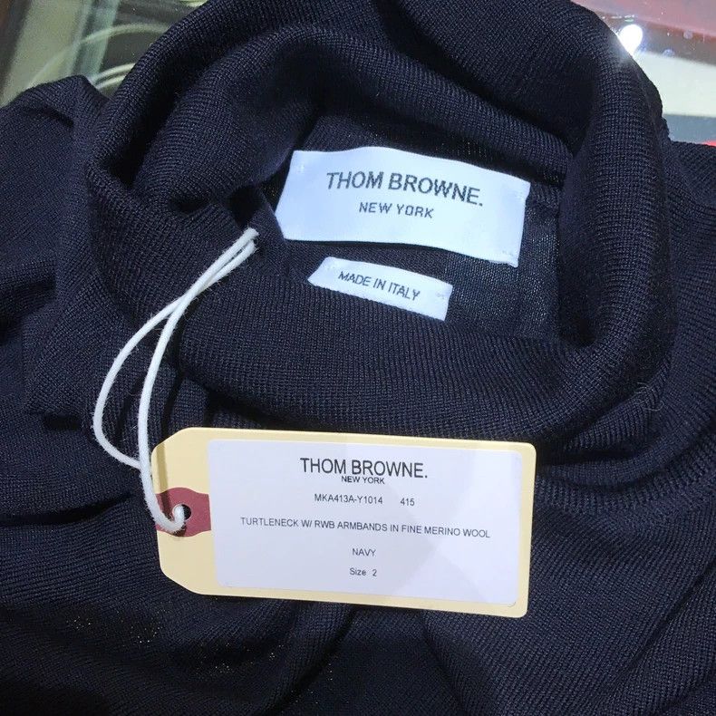Thom Browne Thom Browne Knitted cardigan with high collar Size US M / EU 48-50 / 2 - 6 Thumbnail