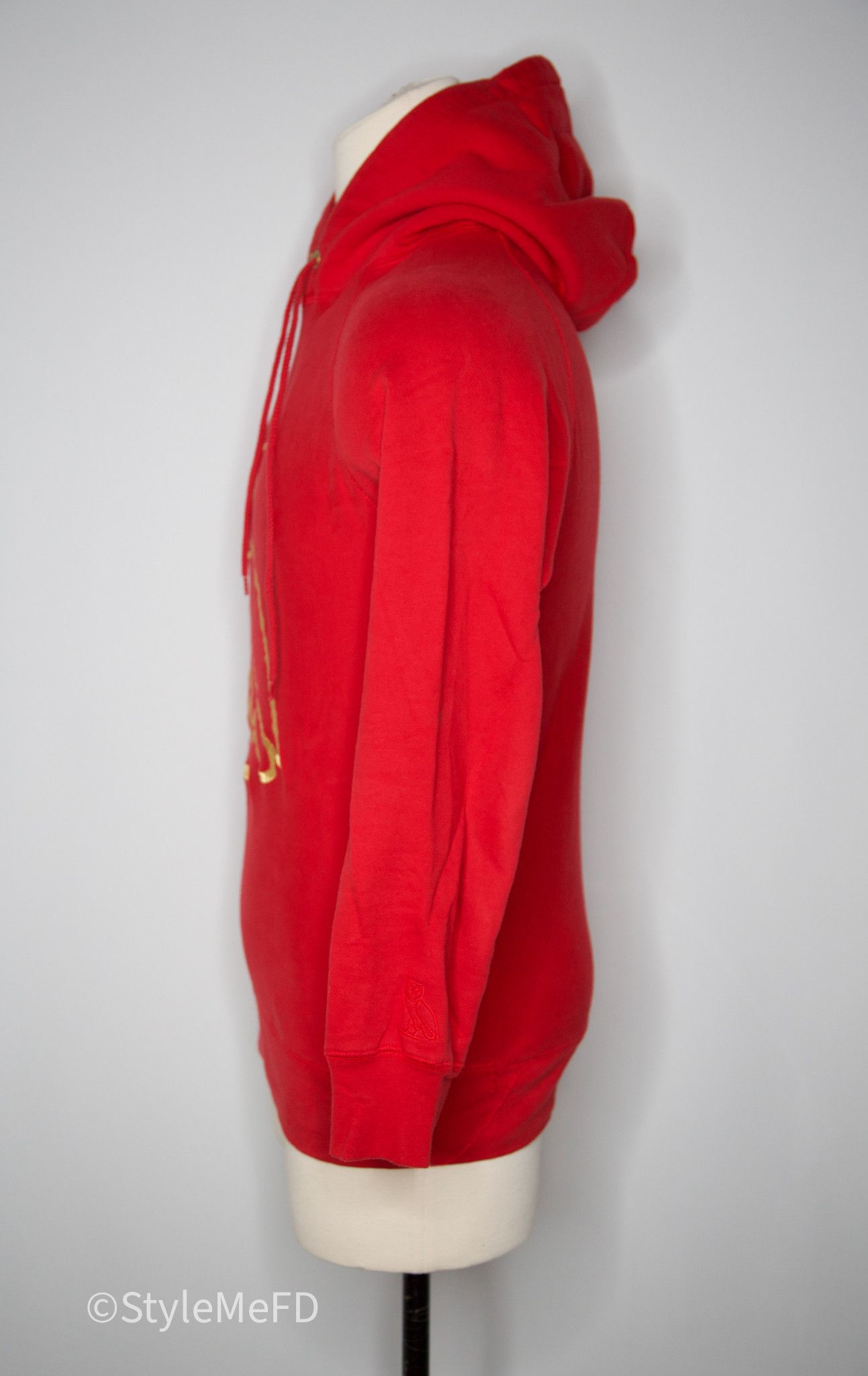 October's Very Own Men's OVO Red Hoodie w Embroidered Owl Logo Size US S / EU 44-46 / 1 - 2 Thumbnail