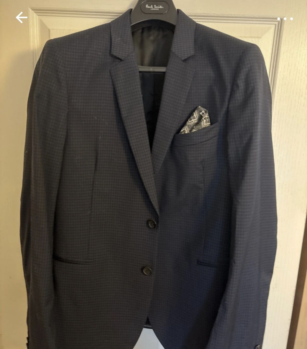 Paul Smith navy suit jacket in size 40