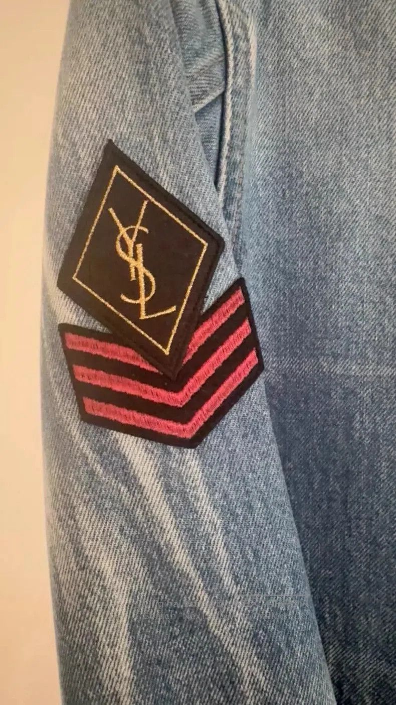 Saint Laurent Paris Saint Laurent Denim Jacket S. Size US S / EU 44-46 / 1 - 3 Thumbnail