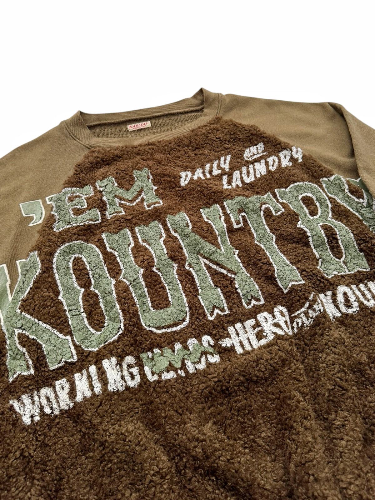 Kapital Kountry Grizzly Crewneck Fleece Jumper Size US L / EU 52-54 / 3 - 2 Thumbnail