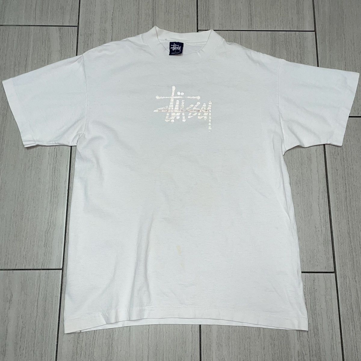 Stussy × Vintage Stussy Vintage Single Stitch 3M Logo T-shirt Size US L / EU 52-54 / 3 - 1 Thumbnail