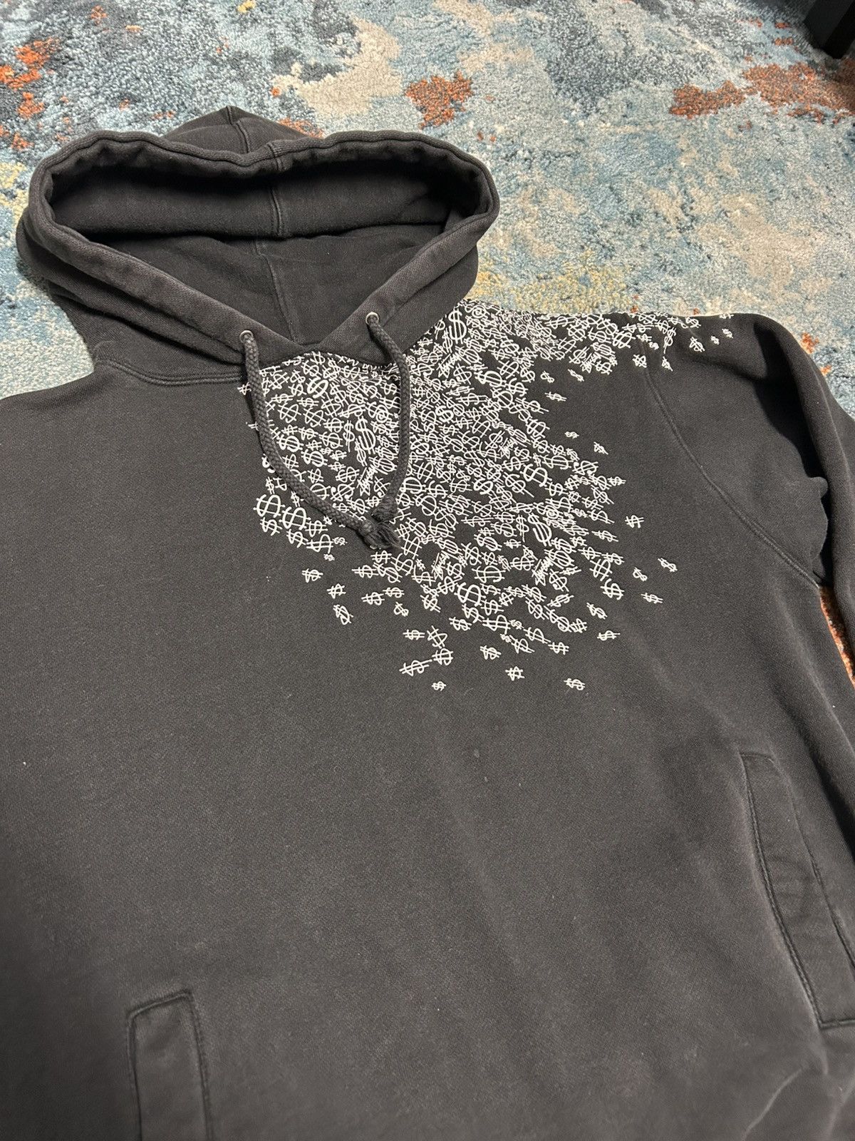 Stussy × Vintage STUSSY vintage dollar sign hoodie MEDIUM Size US M / EU 48-50 / 2 - 2 Thumbnail
