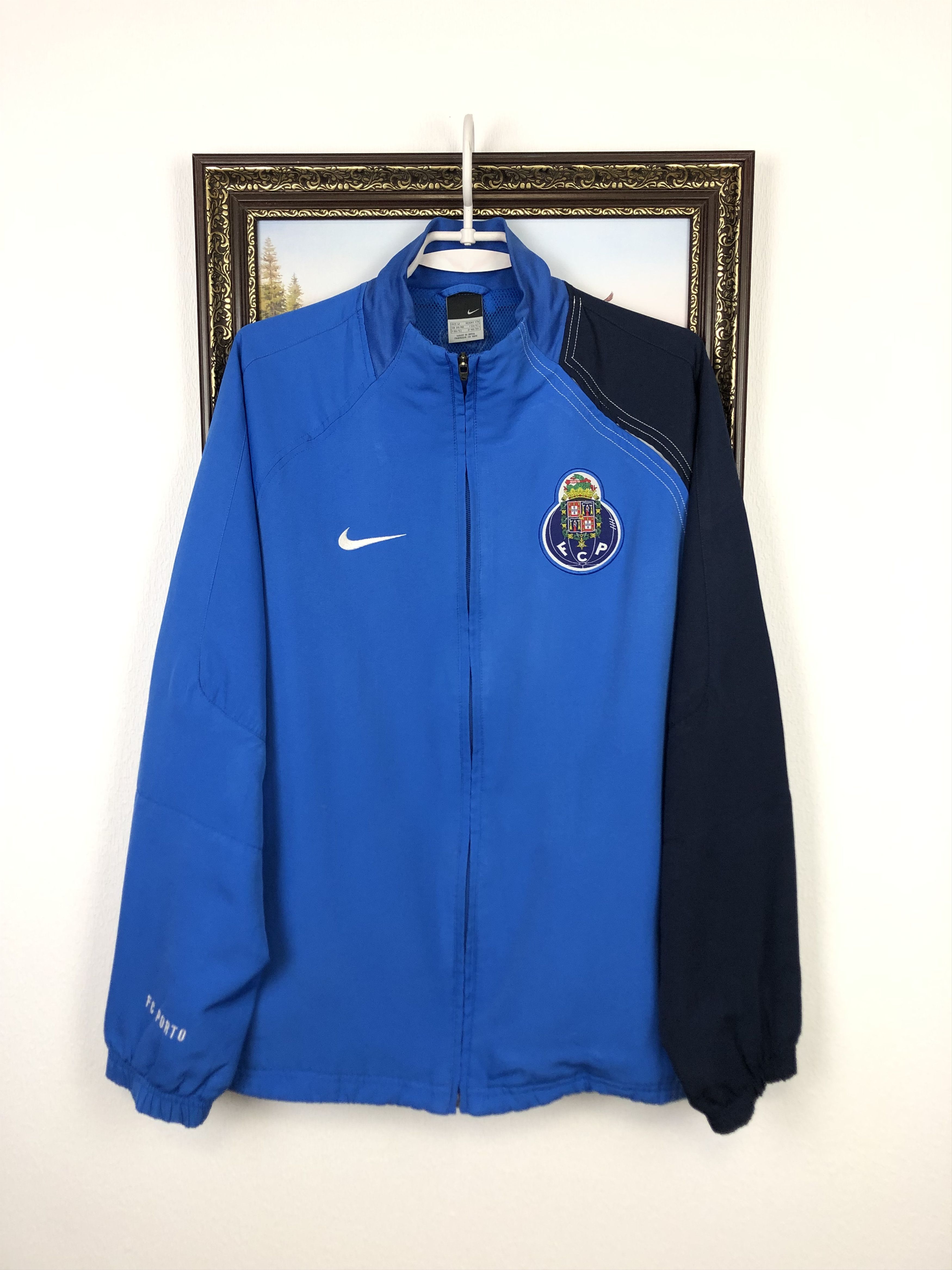 Nike × Vintage Vintage Nike Porto FC Football Jacket Soccer Track Top Rare Size US M / EU 48-50 / 2 - 1 Thumbnail