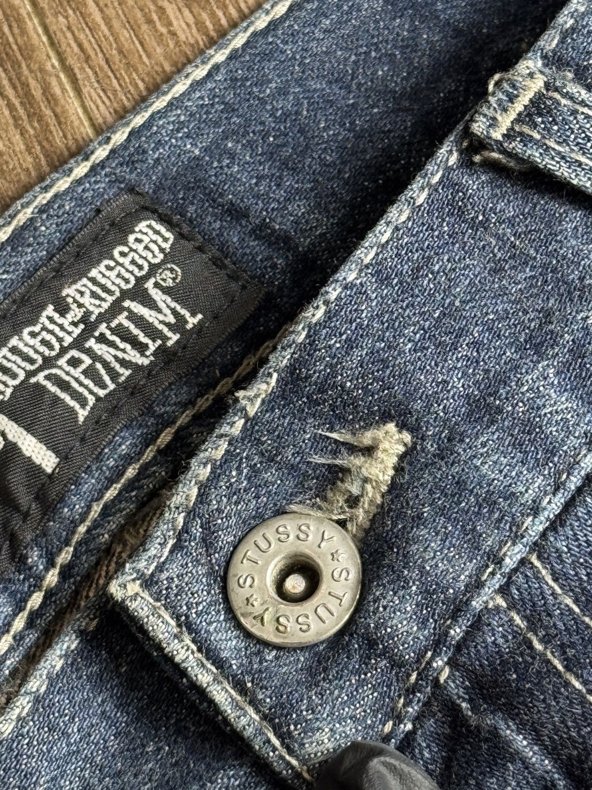 Stussy Stussy SS logo denim jeans. Size US 36 / EU 52 - 11 Thumbnail