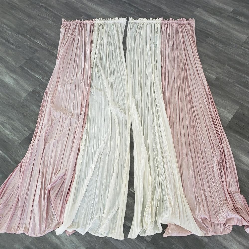 JCPenney Pink White | JCPENNEY | Vintage Curtain 8 Bundle Size ONE SIZE - 1 Thumbnail