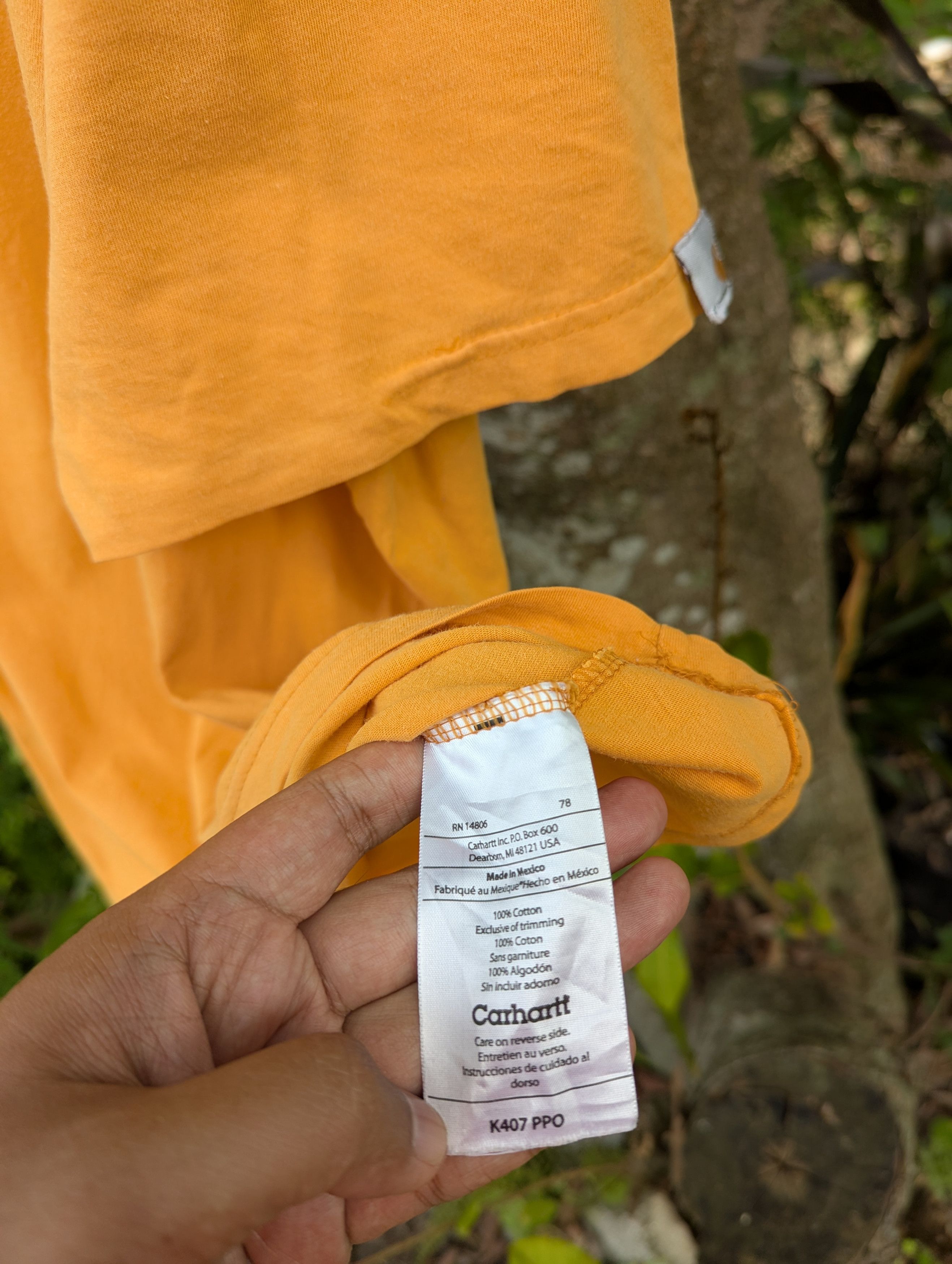 Carhartt Thrashed Carhartt Sunfaded Tshirt Size US XXL / EU 58 / 5 - 6 Thumbnail