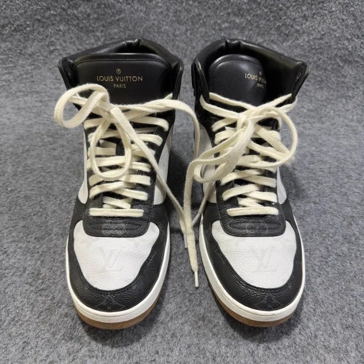 Louis Vuitton Louis Vuitton Rivoli Sneakers in Black and White -2508 Size US 8.5 / EU 41-42 - 2 Thumbnail
