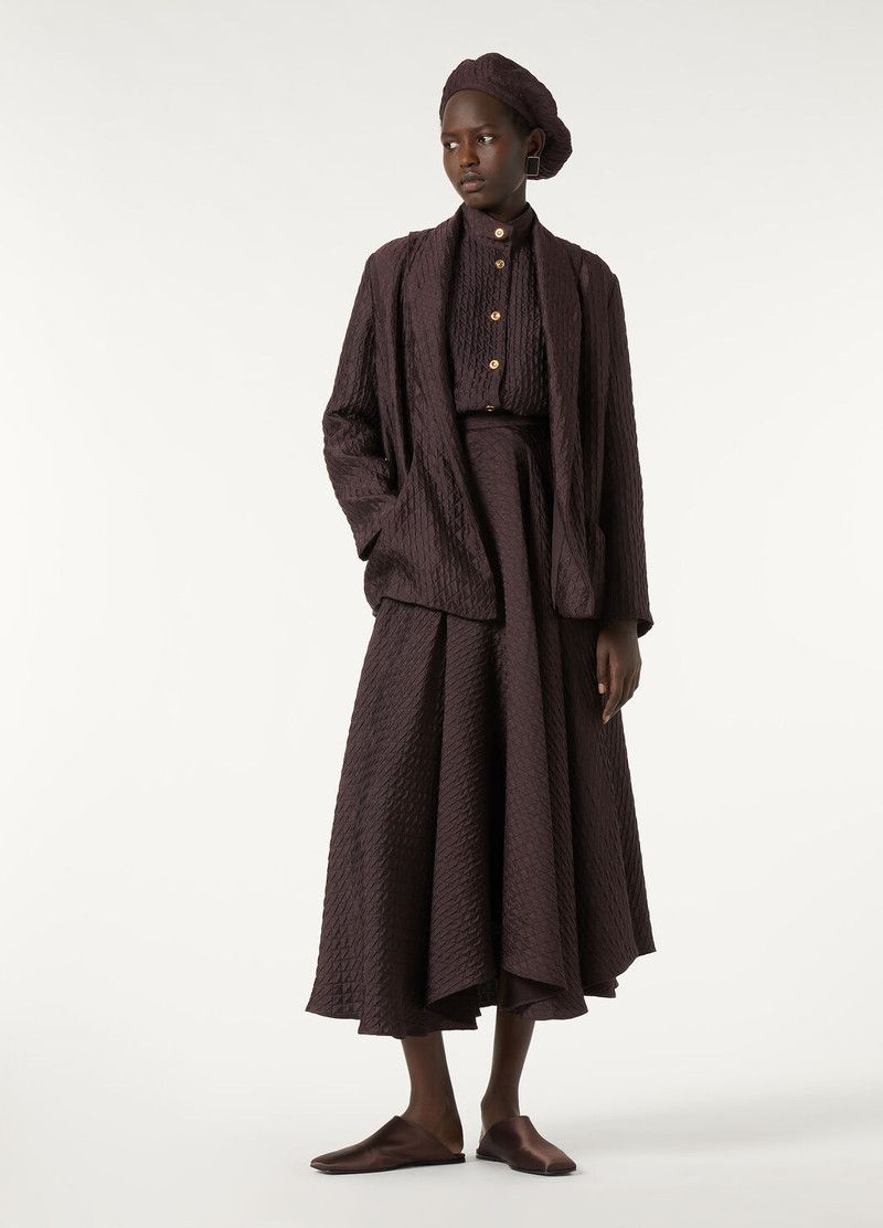 Loro Piana o1srvl11e0526 FAP1822 Benedetta Jacket in Dark Brown Size XS / US 0-2 / IT 36-38 - 2 Thumbnail