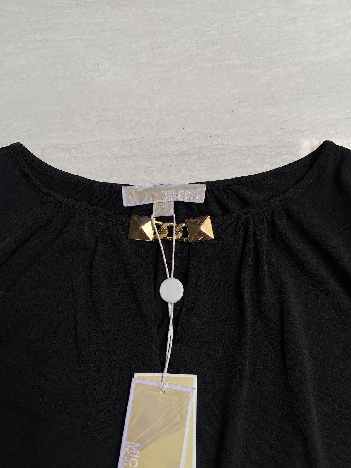 Michael Kors MICHAEL KORS Black Long Sleeve T-shirt Size US XS / EU 42 / 0 - 10 Thumbnail