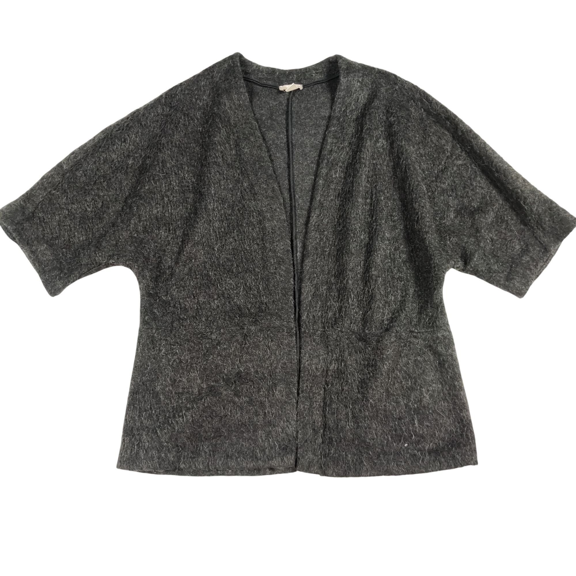 H&M H&M Mohair Blend Cardigan Sweater M Gray Open Front Minimali Size M / US 6-8 / IT 42-44 - 11 Thumbnail