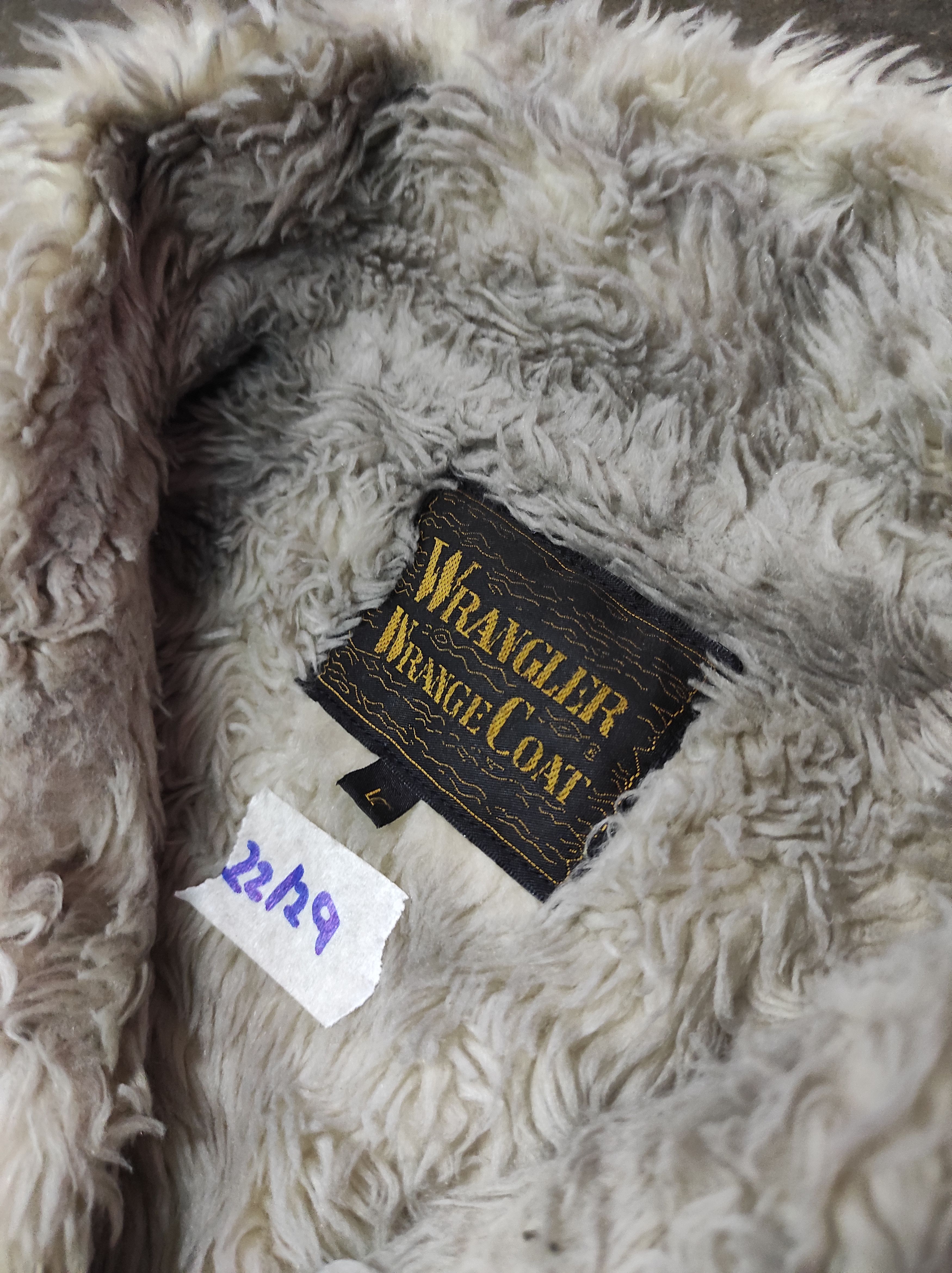 Japanese Brand × Wrangler WRANGLER WRANGE COAT SHERPA LINING JACKET DISTRESSED Size US L / EU 52-54 / 3 - 5 Thumbnail