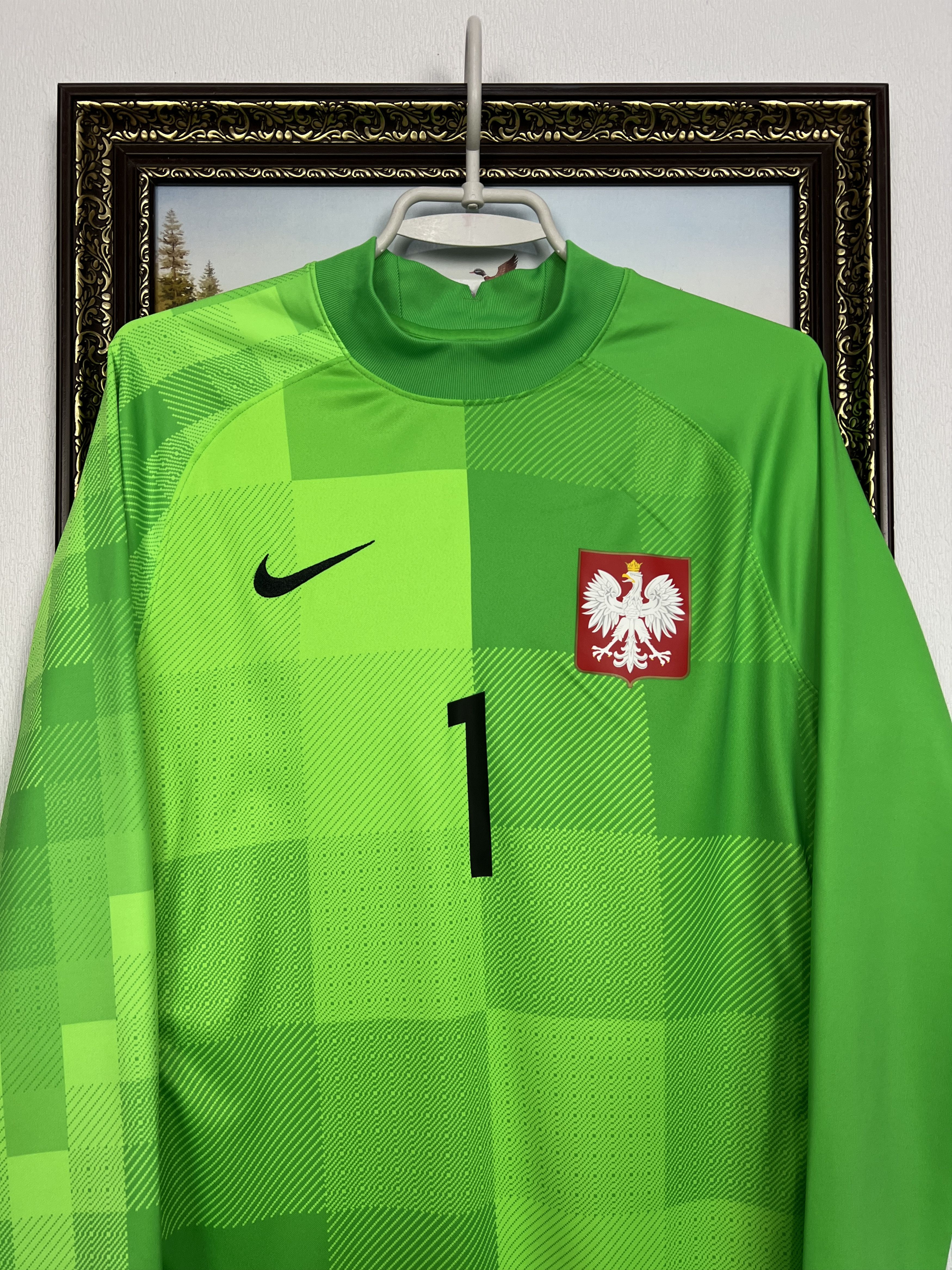 Nike Nike Poland Football Goalkeeper Shirt Soccer Jersey Trikot Size US L / EU 52-54 / 3 - 2 Thumbnail