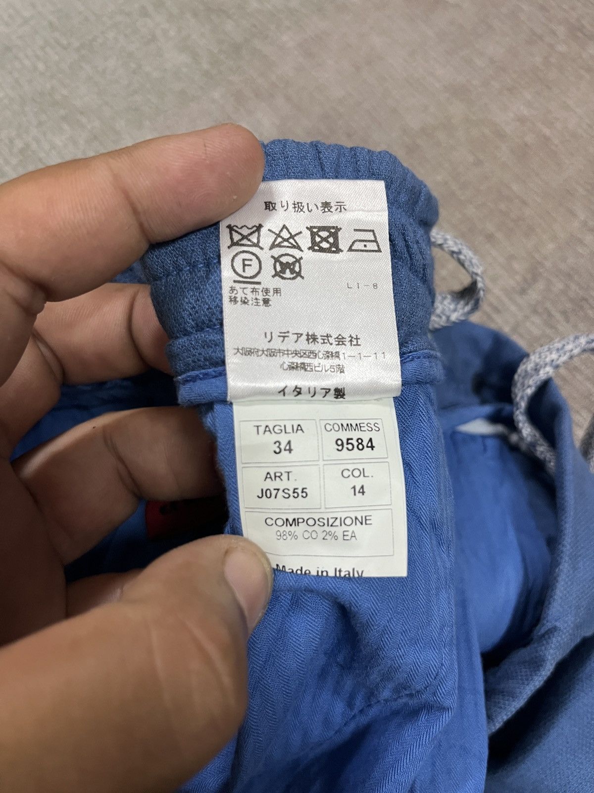 Kiton Kiton napoli jogger pants Size US 31 - 15 Thumbnail