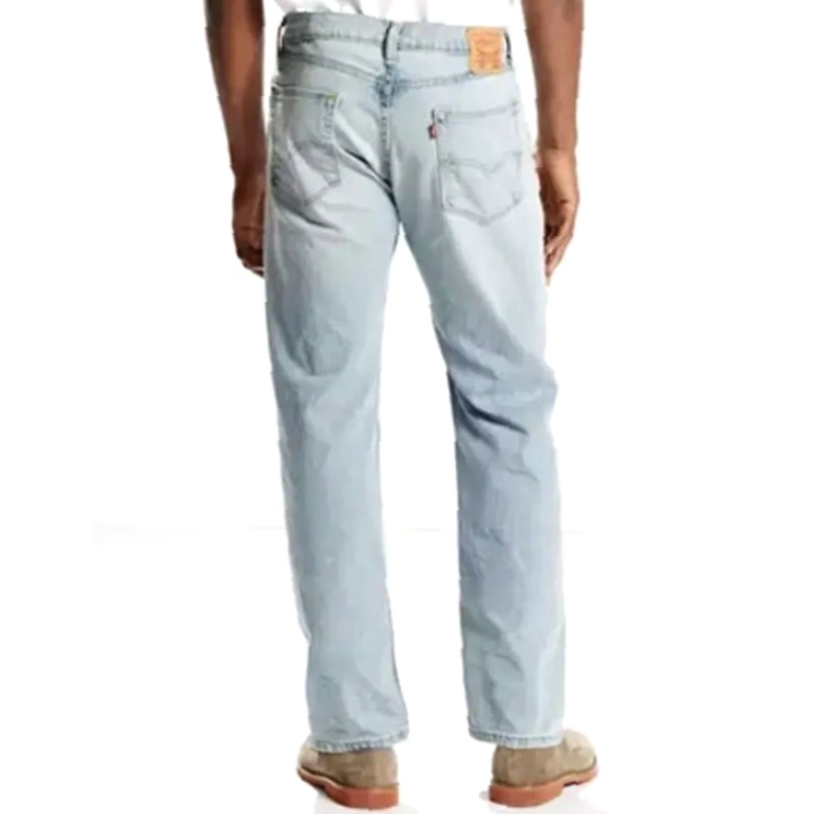 Levi's Levi's 505 Regular Jeans Men's 40x32 Light Stonewash Stretch Denim 5-Pocket Zip Closure Modern Straight Size US 40 / EU 56 - 2 Thumbnail