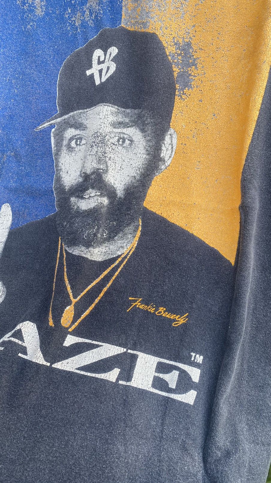 Rap Tees Vintage 90s MAZE Frankie Beverly L/S Tshirt Size US XXL / EU 58 / 5 - 3 Thumbnail
