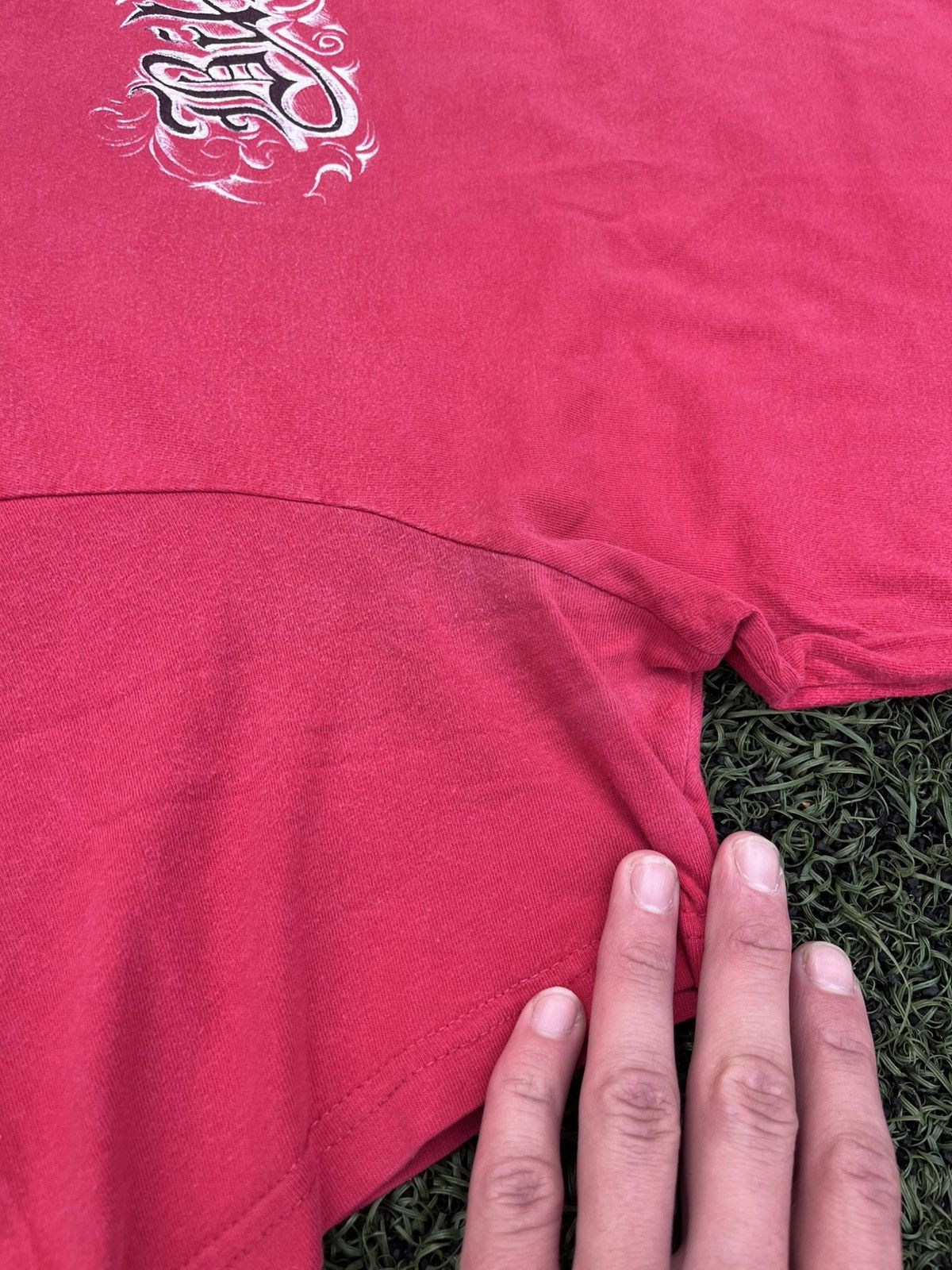Billabong Billabong Y2K Red Tee Tribal Logo Double Sided Size US L / EU 52-54 / 3 - 16 Thumbnail