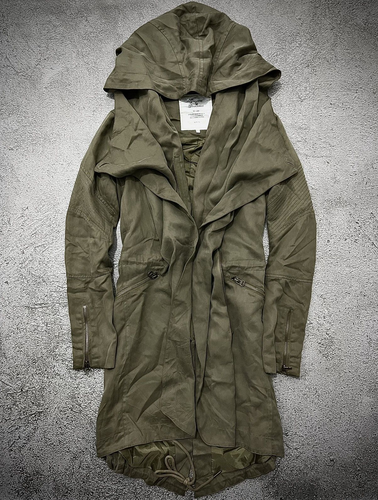 Japanese Brand Archive Gorgeous & Glamorous Jessi Asymmetric Parka Jacket Size US M / EU 48-50 / 2 - 3 Thumbnail