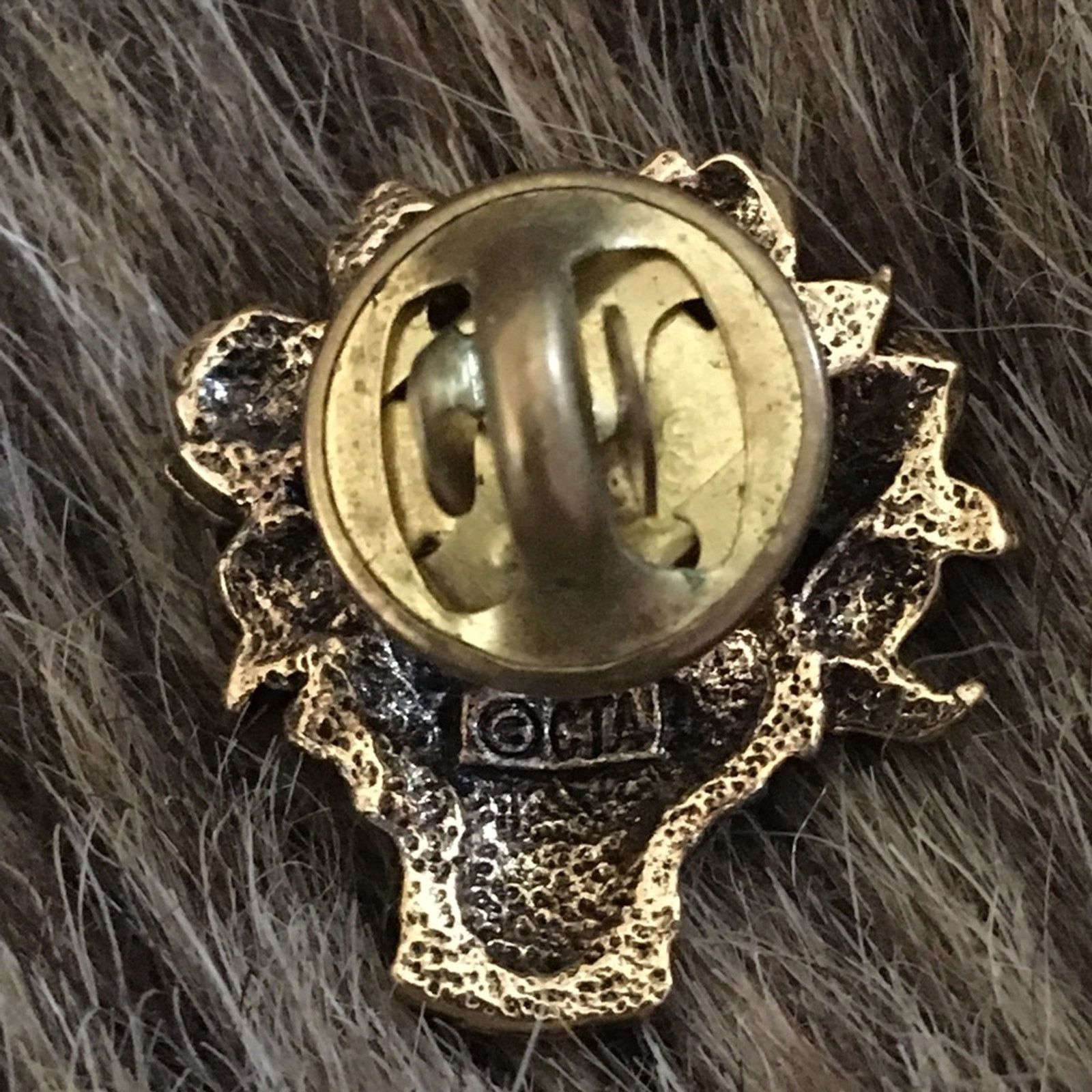 Vintage Vintage antique gold tone tulip basket tac pin Size ONE SIZE - 2 Thumbnail