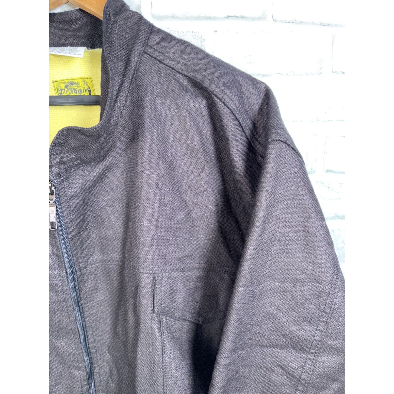 Vintage VINTAGE DRAGGIN Jeans KE V LAR LINED BLACK RIDING JACKET Womens 3XL Size 40" / US 18 - 4 Thumbnail
