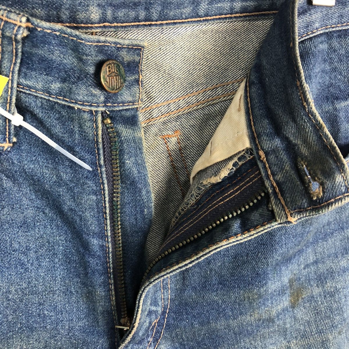 Big John DL Big John vintage Blue Denim Pants #C621 Size US 28 / EU 44 - 11 Thumbnail