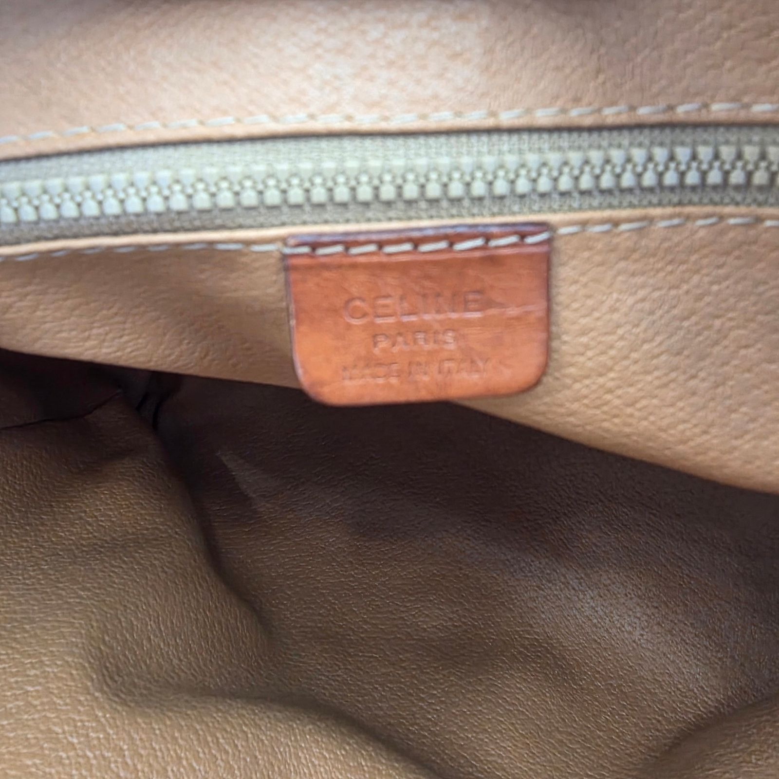 Celine Céline Paris Vintage Macadam Triomphe Boston Bag Size ONE SIZE - 6 Thumbnail