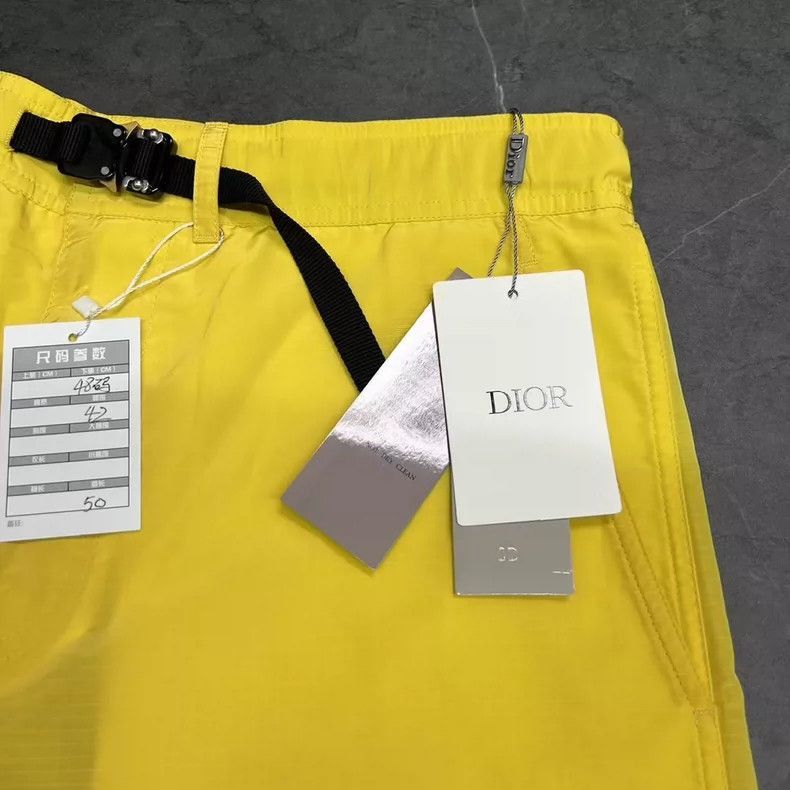 Dior DIOR Yellow Casual Drawstring Shorts for Men-2506 Size US 44 / EU 60 - 4 Thumbnail