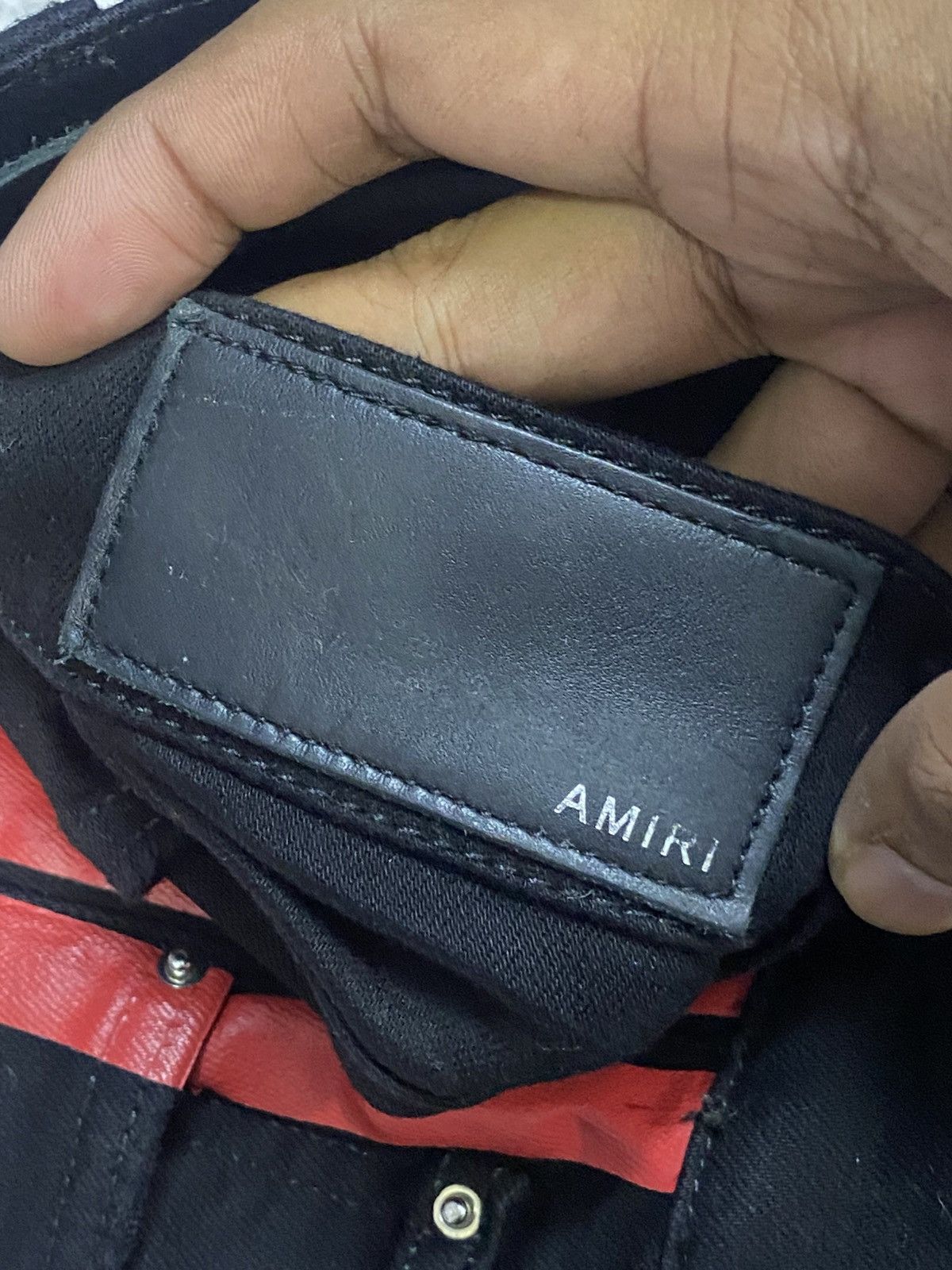 Amiri Amiri Black And Red Strip Pants Size US 32 / EU 48 - 13 Thumbnail