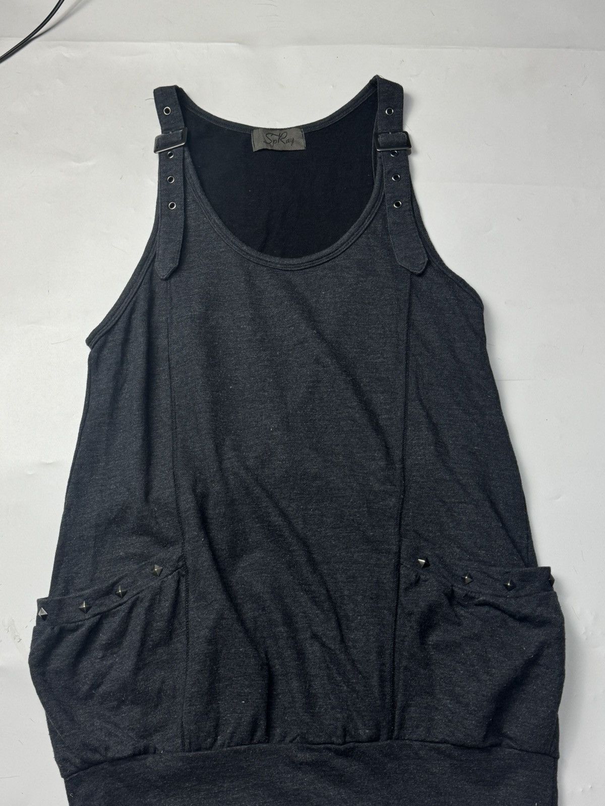 If Six Was Nine × Japanese Brand × Le Grande Bleu (L.G.B.) Tank Tops Studded Japanese Spray Size US S / EU 44-46 / 1 - 2 Thumbnail