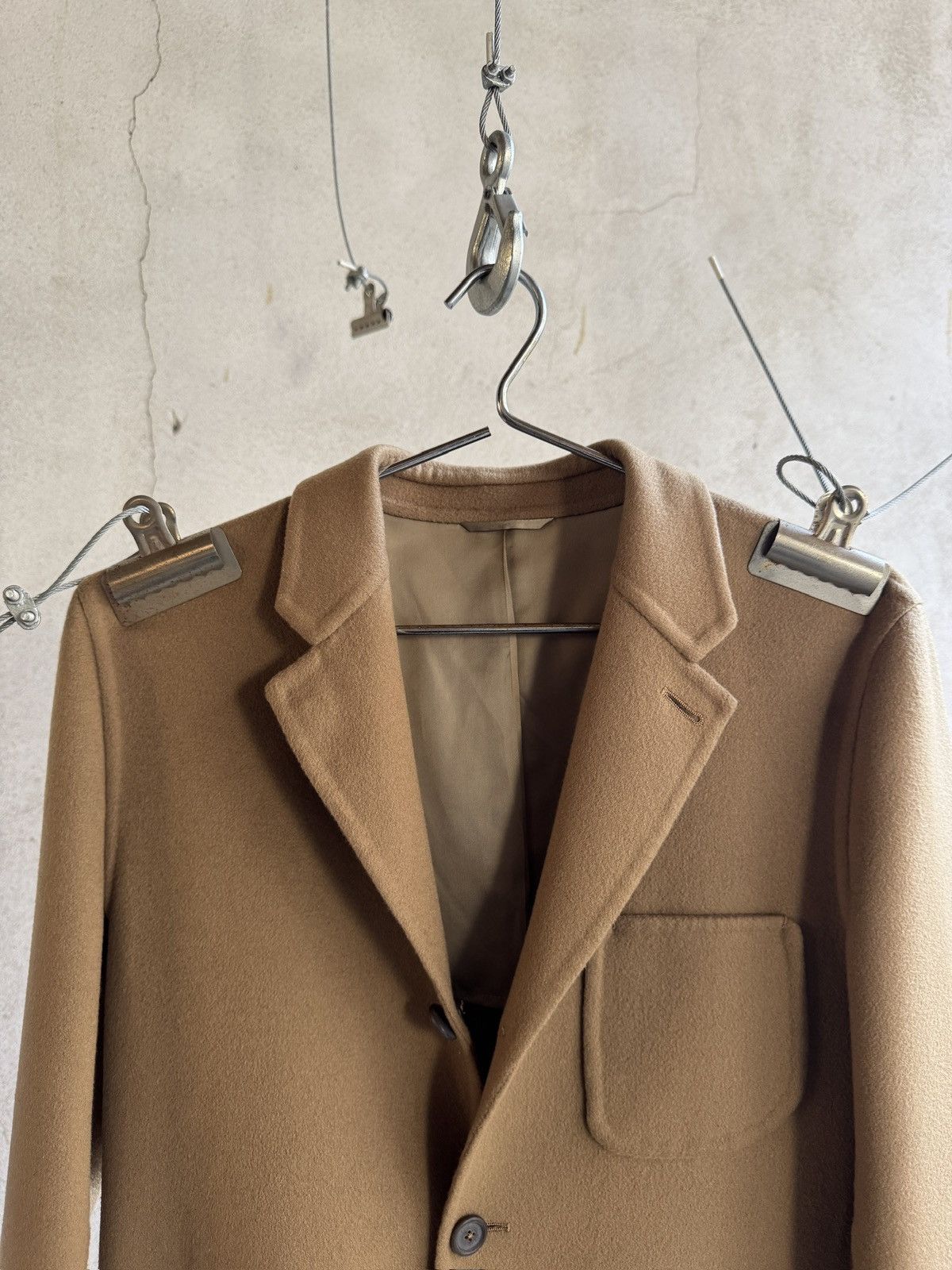 Jil Sander Jil Sander by Raf Simons double wool/cashmere blazer jacket Size 46R - 2 Thumbnail
