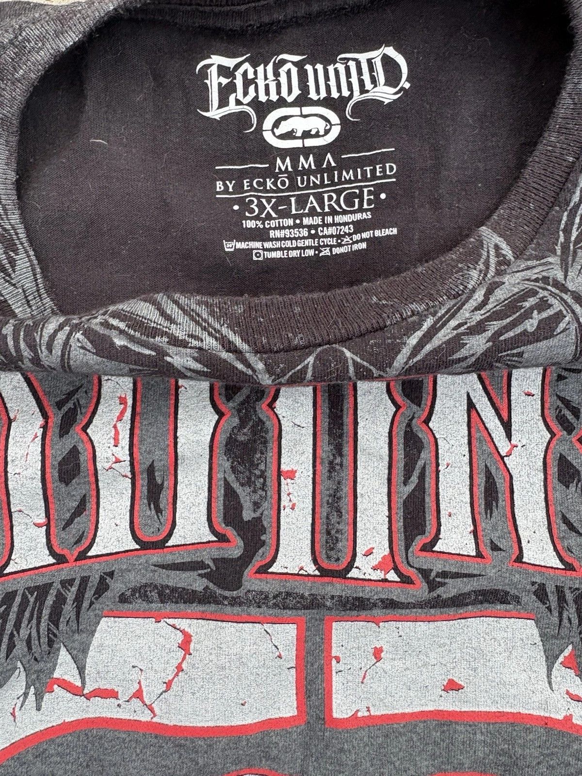 Ecko Unltd. Y2K Ecko Nnitd T-Shirt All Over Print Graphic Size US XXL / EU 58 / 5 - 3 Thumbnail