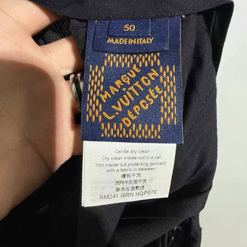 Louis Vuitton LOUIS VUITTON size US 50 24 FIDO Solid Pocket Wool Straigh Size US 34 / EU 50 - 5 Thumbnail