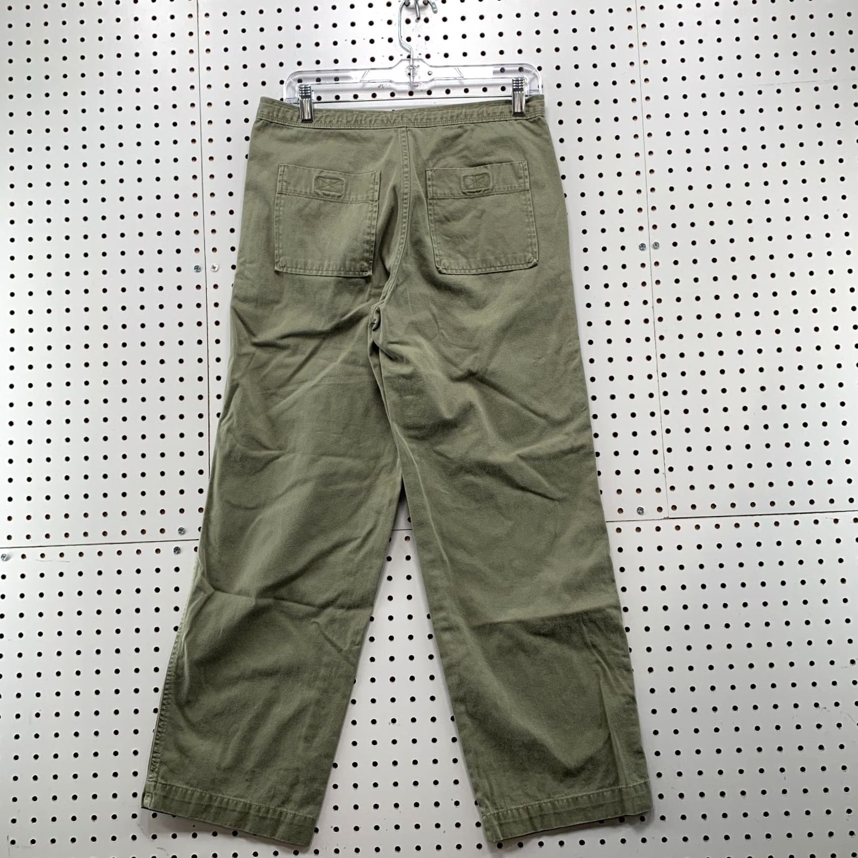 Gap Vintage Gap Drawstring Chino Pants Mens XS Tan Khaki Straight 31x27.5 Size US 27 - 7 Thumbnail