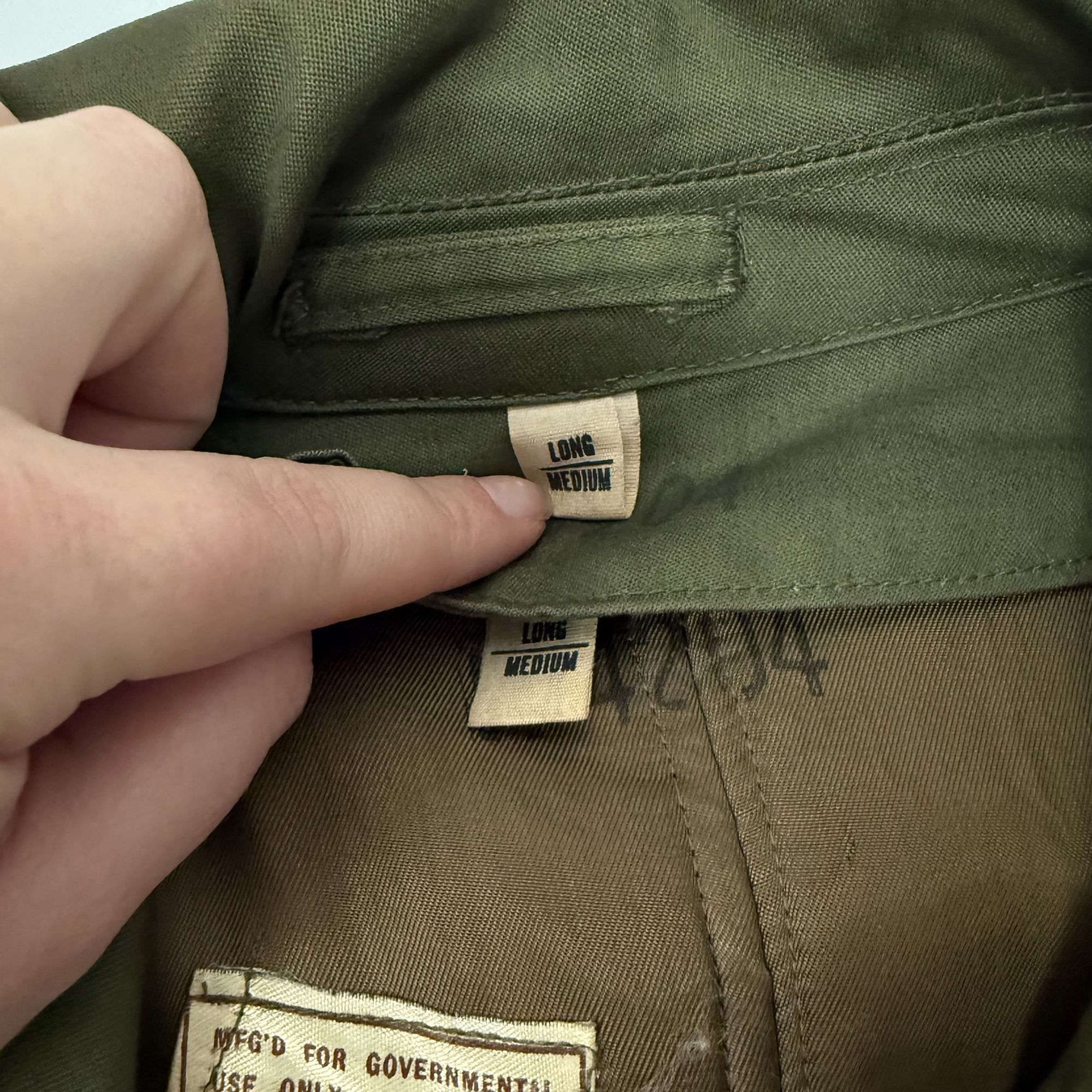 Other Vtg Military OG107 KOREAN WAR 1953 US 3rd Army Patch Trench Size US M / EU 48-50 / 2 - 12 Thumbnail