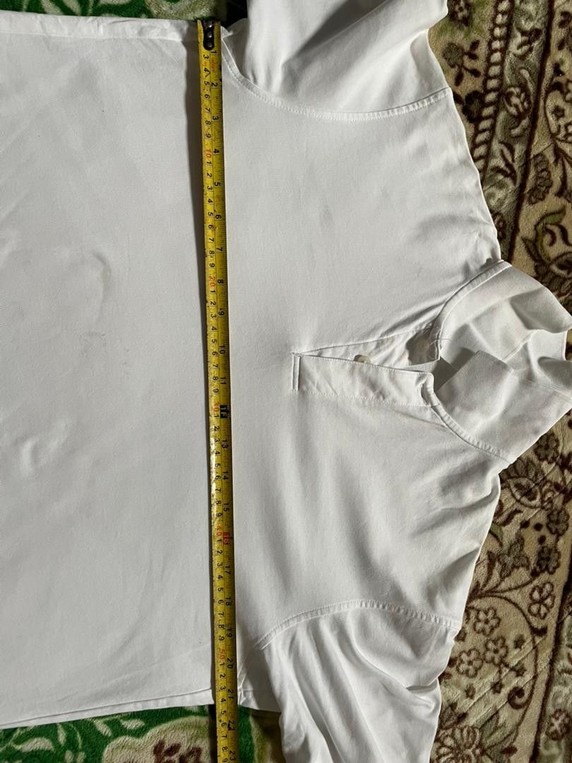 Jil Sander K6-17 J+ Jil Sander Uniqlo white Polo Tee Size US L / EU 52-54 / 3 - 5 Thumbnail