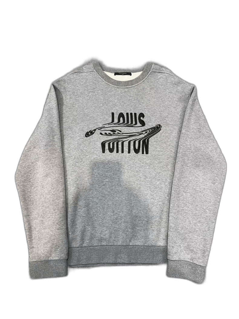 Louis Vuitton Louis Vuitton Embroidered Logo Crewneck Sweatshirt -2505 Size US XL / EU 56 / 4 - 1 Thumbnail
