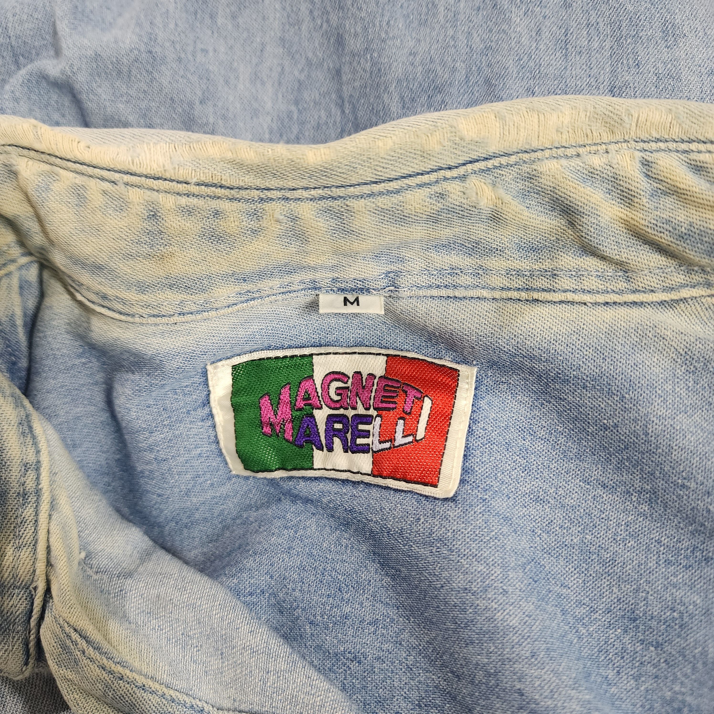 Ferrari 💥VINTAGE💥 Magnet Mareli Ferrari Buttons Up Denim Shirt Size US M / EU 48-50 / 2 - 3 Thumbnail