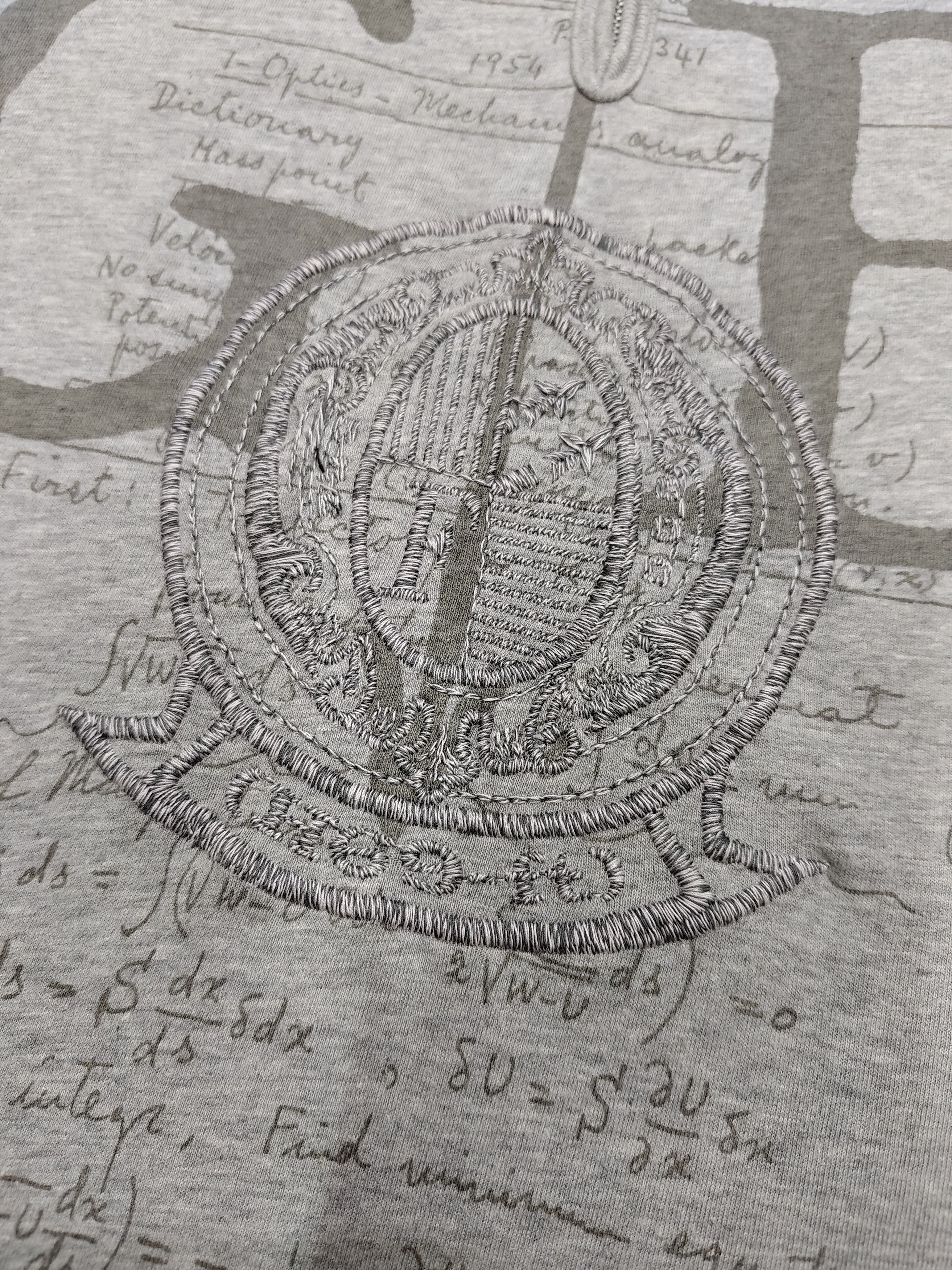 Gianfranco Ferre 90s Gianfranco Ferre- Script Graphic Embroidered Halfzip Size US M / EU 48-50 / 2 - 3 Thumbnail