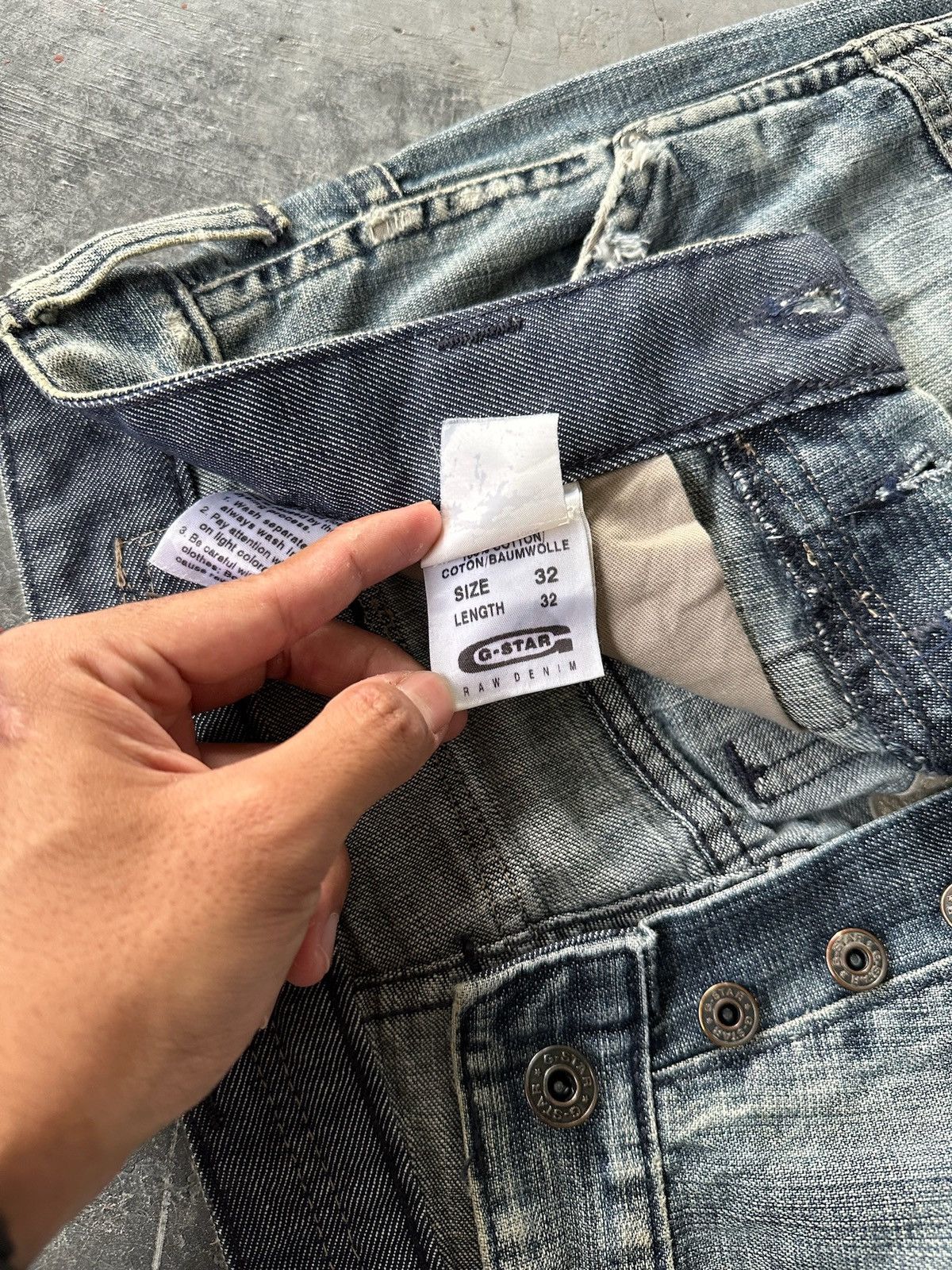 G-Star × Japanese Brand Vintage Tactical G-star Raw Denim Balenciaga Style Bondage Size US 32 / EU 48 - 9 Thumbnail
