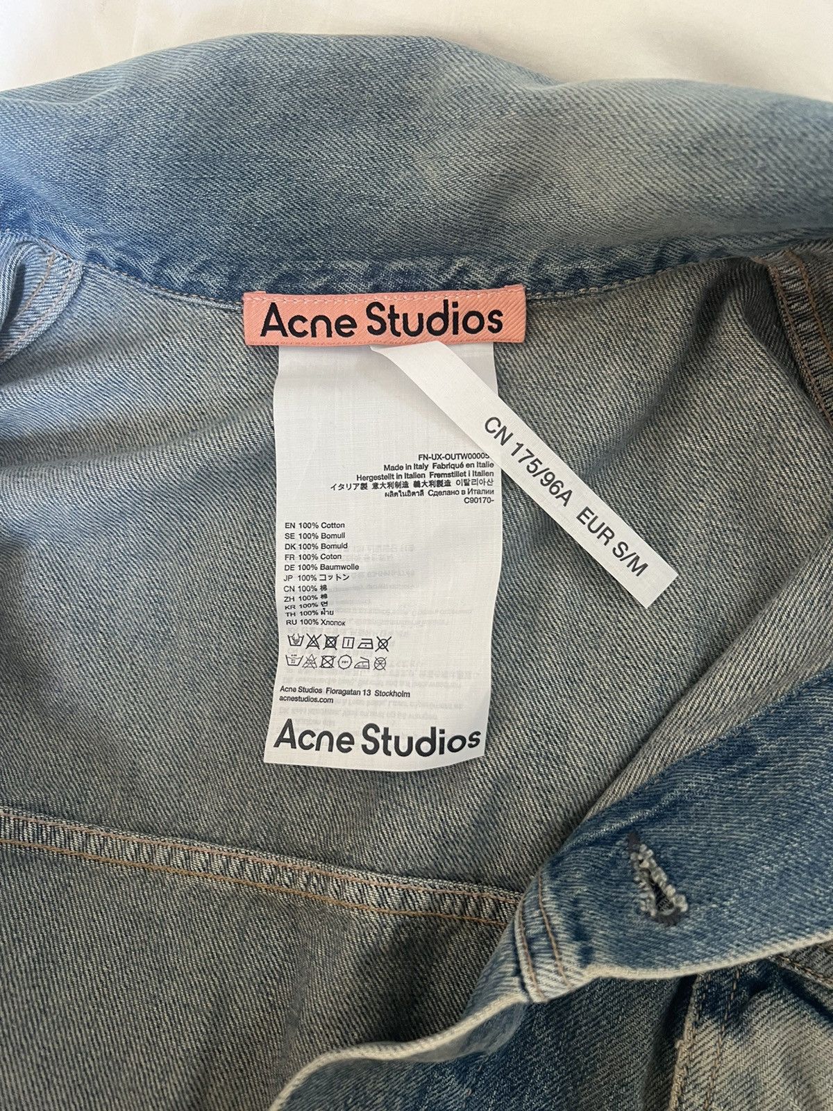 Acne Studios Acne studios denim jacket Size US M / EU 48-50 / 2 - 3 Thumbnail