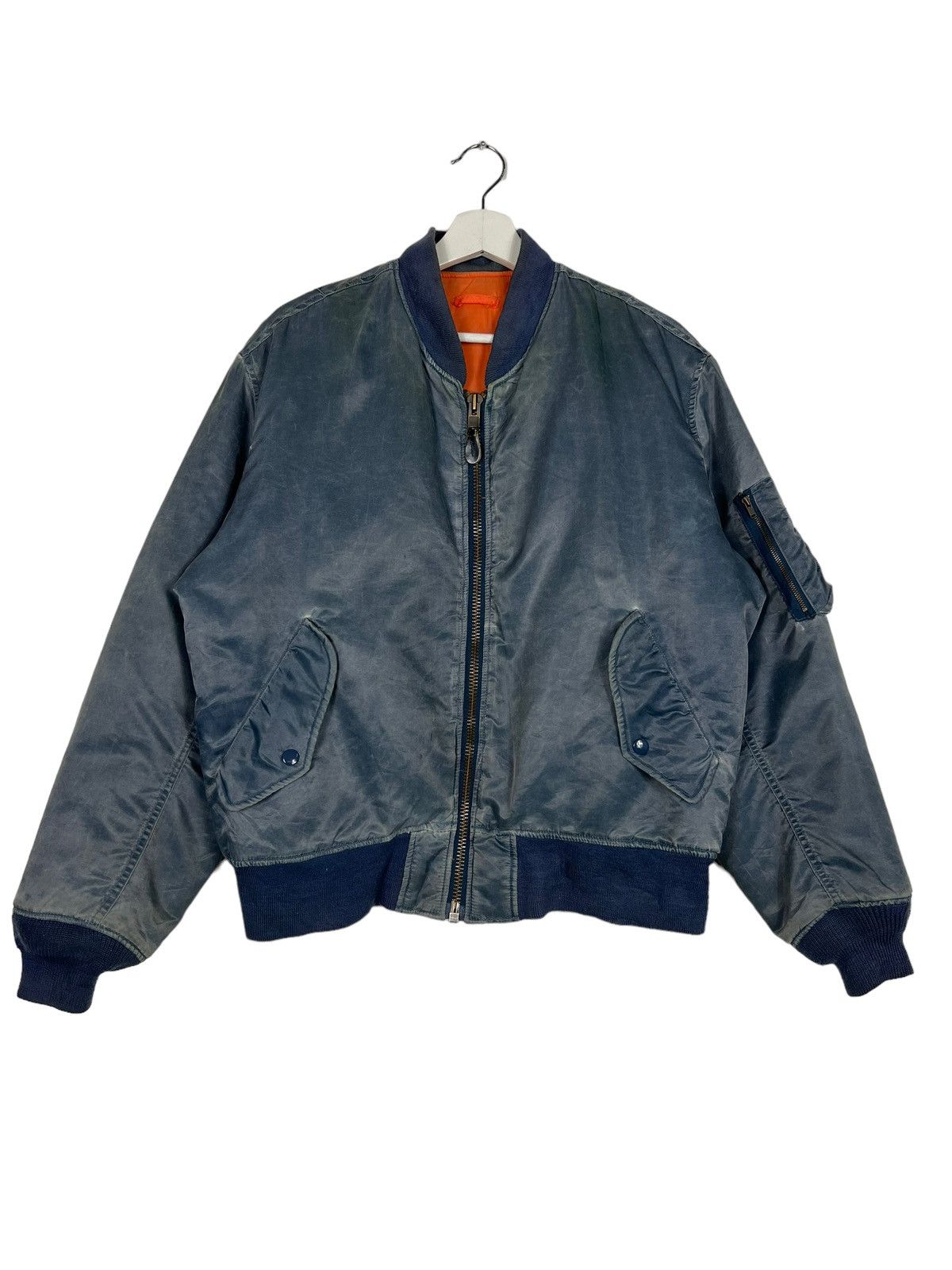 Japanese Brand 🔥 VINTAGE RIOT RIOT MA-1 BOMBER JACKET Size US L / EU 52-54 / 3 - 2 Thumbnail
