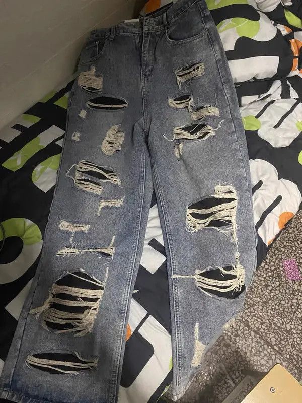 Vintage Retro punk denim pants Size US 32 / EU 48 - 5 Thumbnail