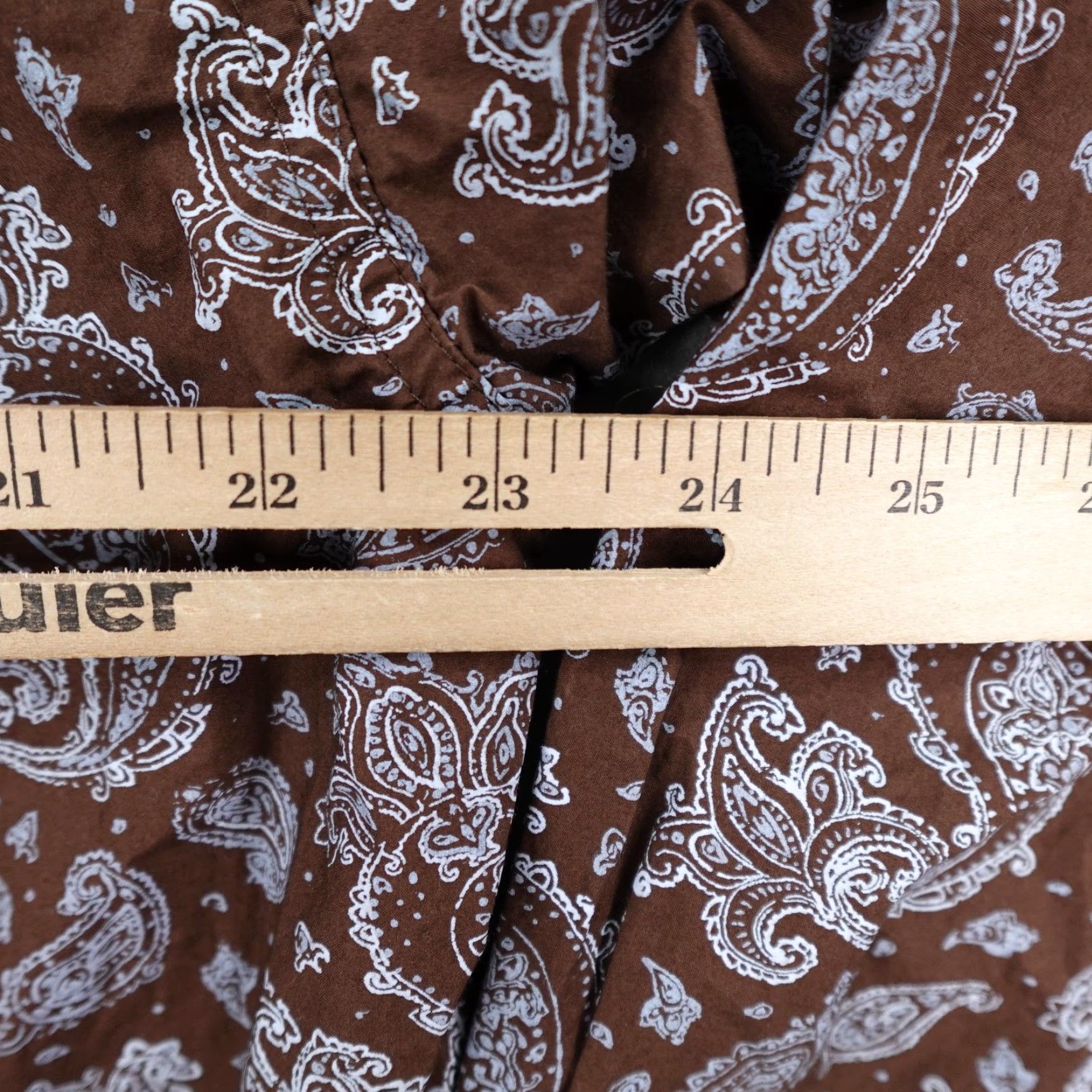 Ariat Ariat Shirt Mens Medium Brown Paisley Western Button-Up Cowboy Rodeo Frontier Size US M / EU 48-50 / 2 - 6 Thumbnail