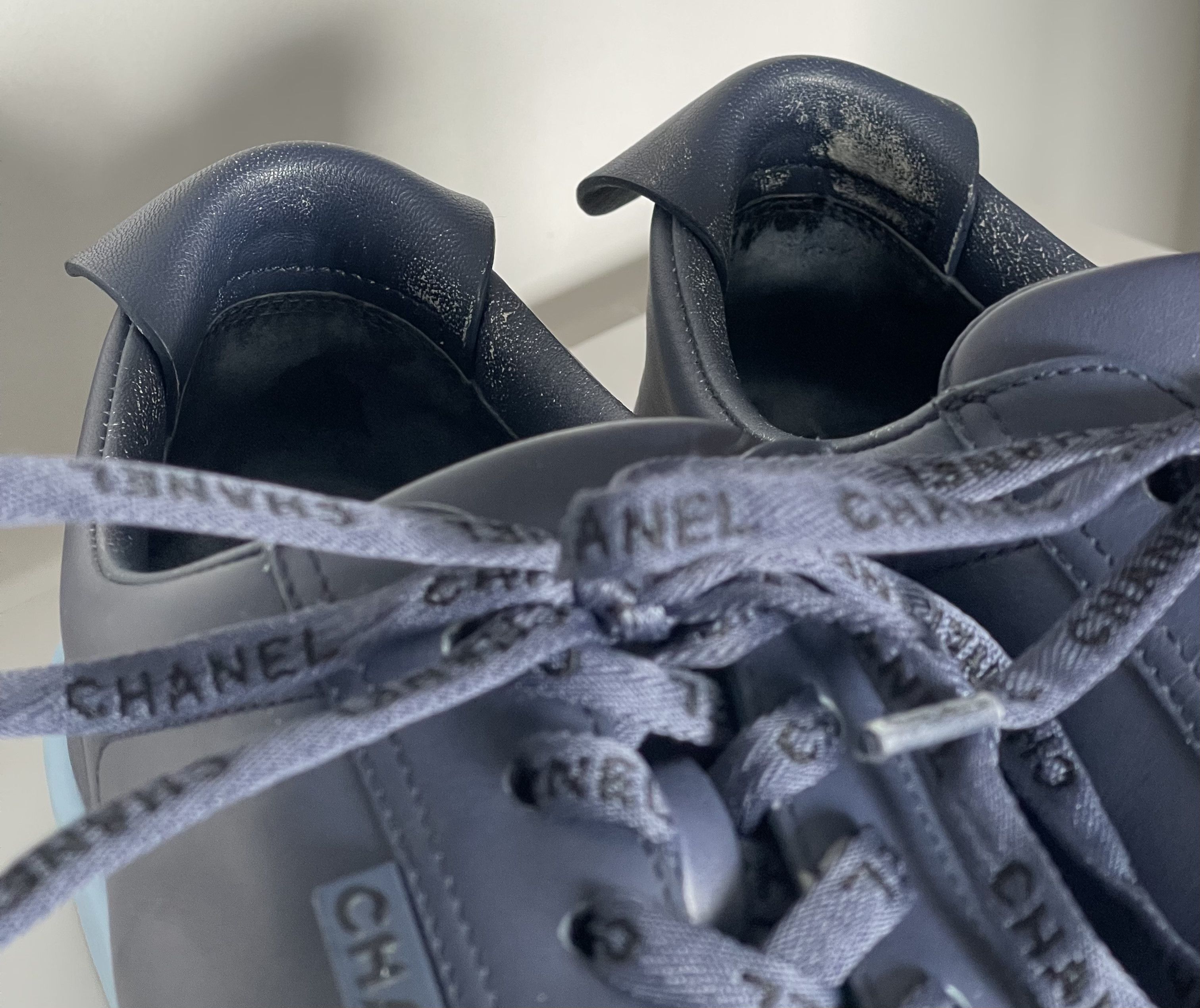 Chanel CHANEL Weekender sneakers, navy/blue, size 41 Size US 8 / EU 41 - 9 Thumbnail
