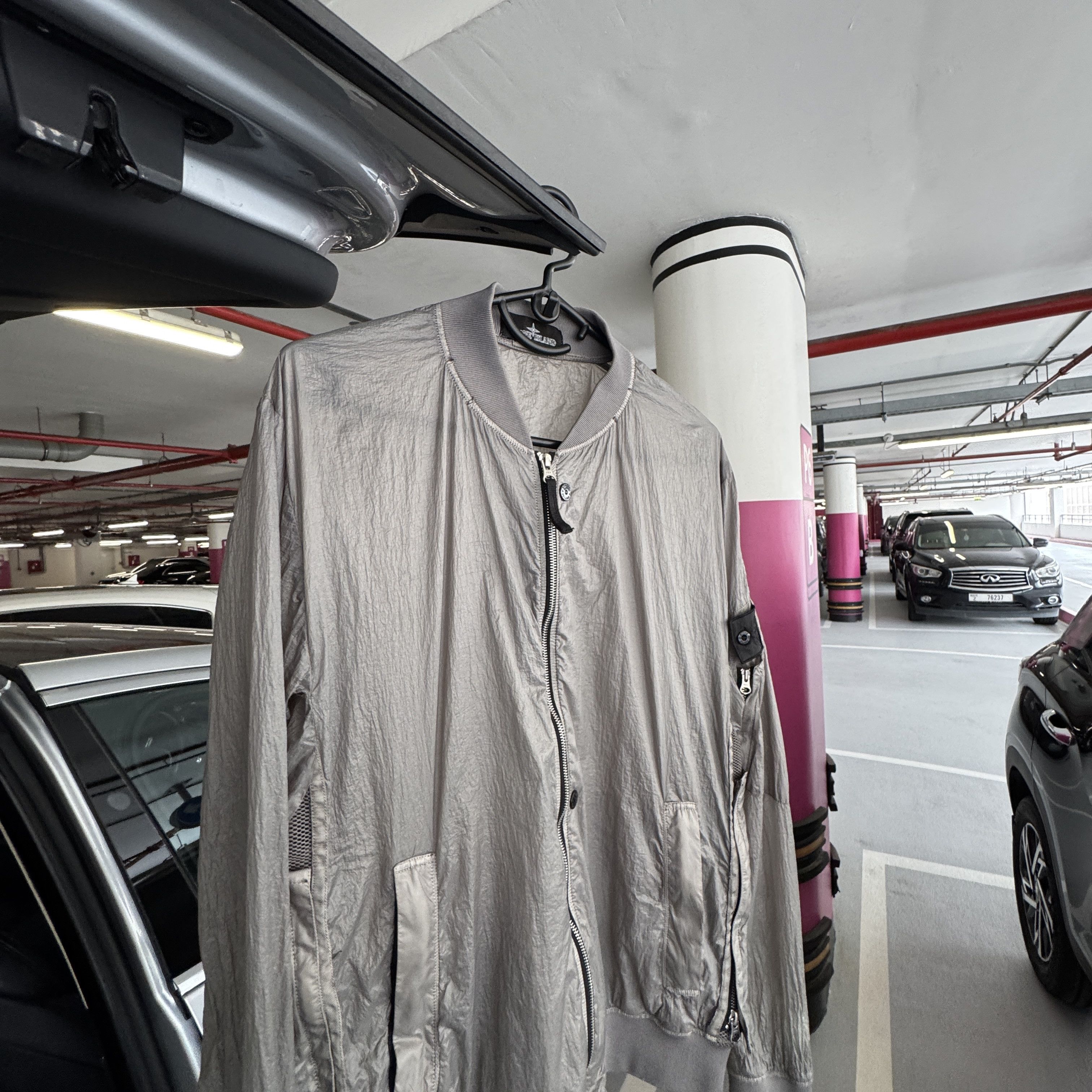 Stone Island Shadow Project Stone Island Shadow Project Lucid Grey Bomber Jacket Size L Size US L / EU 52-54 / 3 - 3 Thumbnail