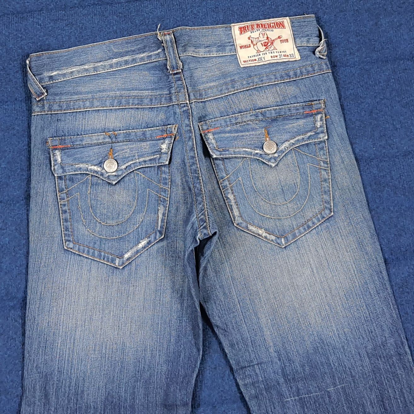 True Religion Vintage True Religion Joey Big Rig Jeans Grunge C297N18 Size US 35 - 2 Thumbnail