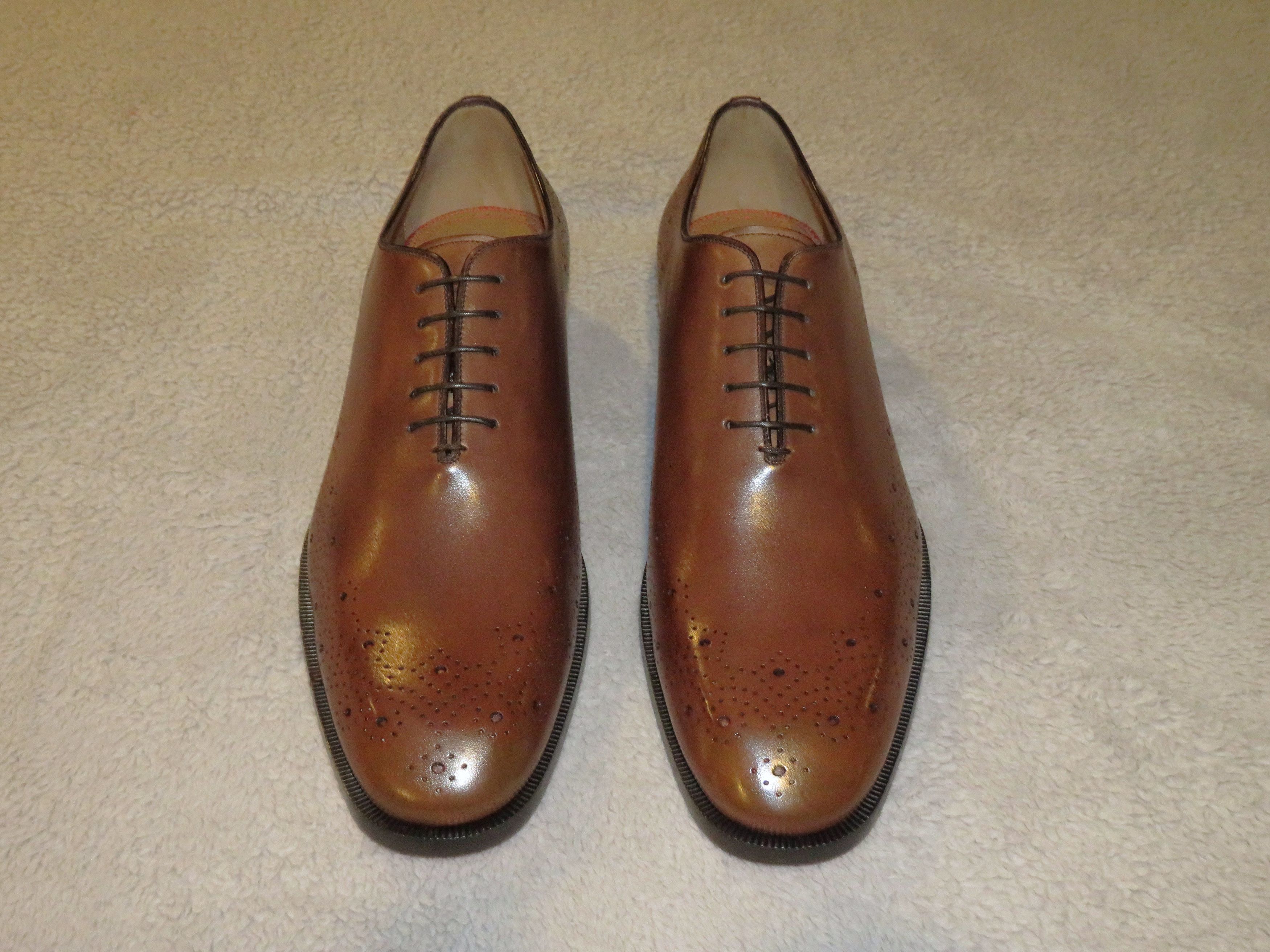 Christian Louboutin Corteobello Havane Medallion Red Bottom Oxford US 13 NWB Size US 13 / EU 46 - 1 Thumbnail