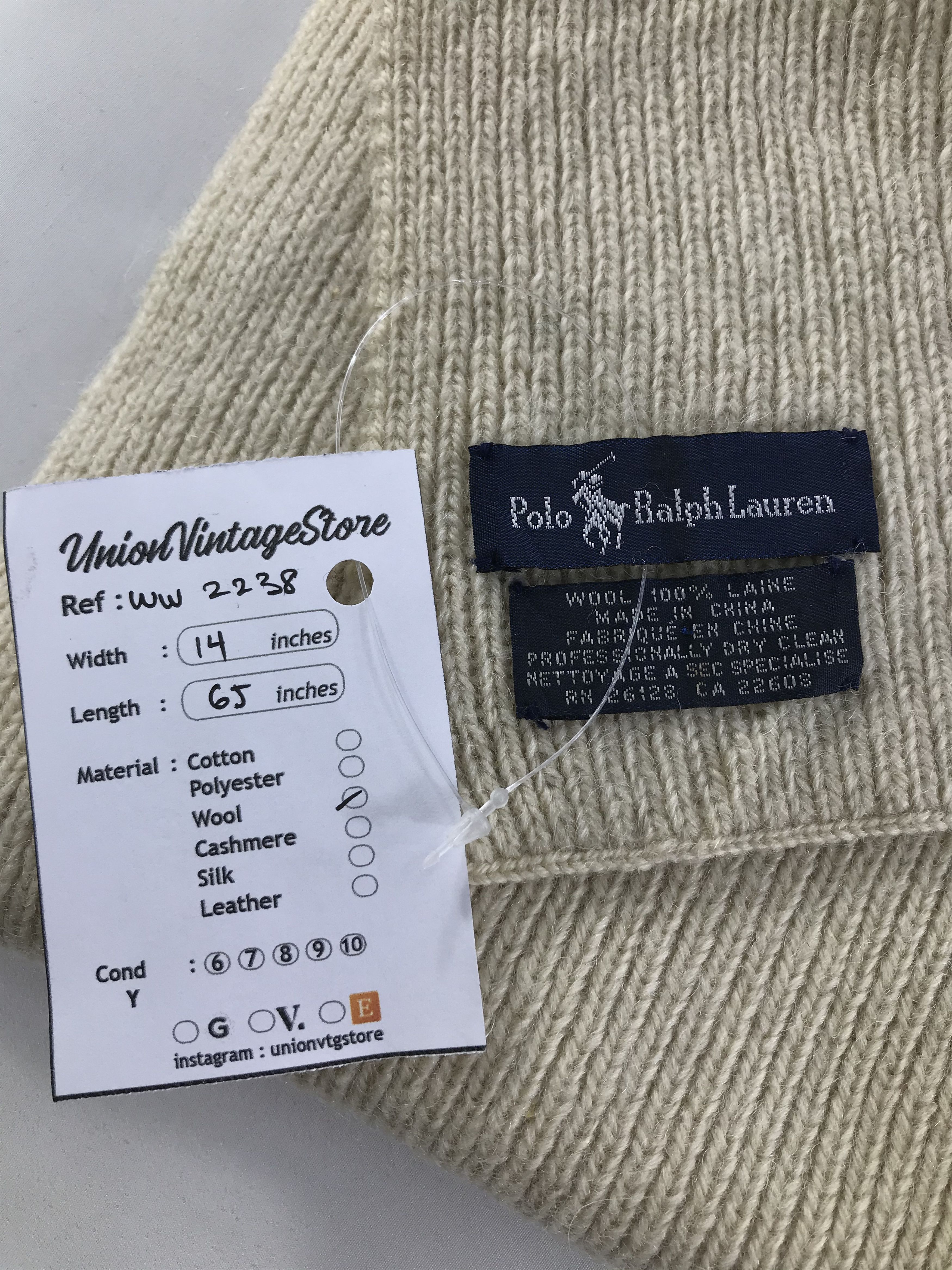 Polo Ralph Lauren × Vintage Polo Ralph Lauren Scarf / Muffler / Neckwear - WW2238 Size ONE SIZE - 9 Thumbnail