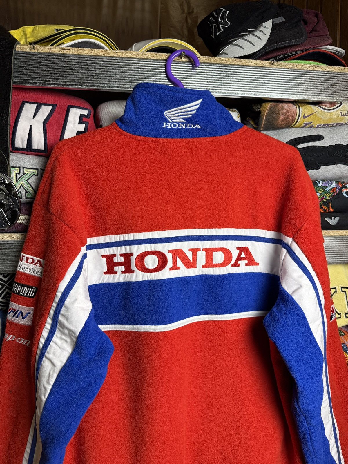 Honda Vintage Honda Racing Fleece Zip Jacket Size M Size US M / EU 48-50 / 2 - 10 Thumbnail