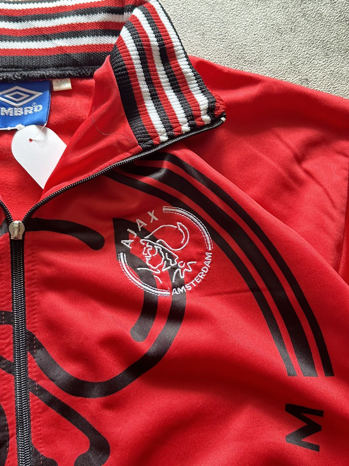 Umbro 1996 Vintage Umbro Ajax Amsterdam Track Jacket Size US S / EU 44-46 / 1 - 6 Thumbnail
